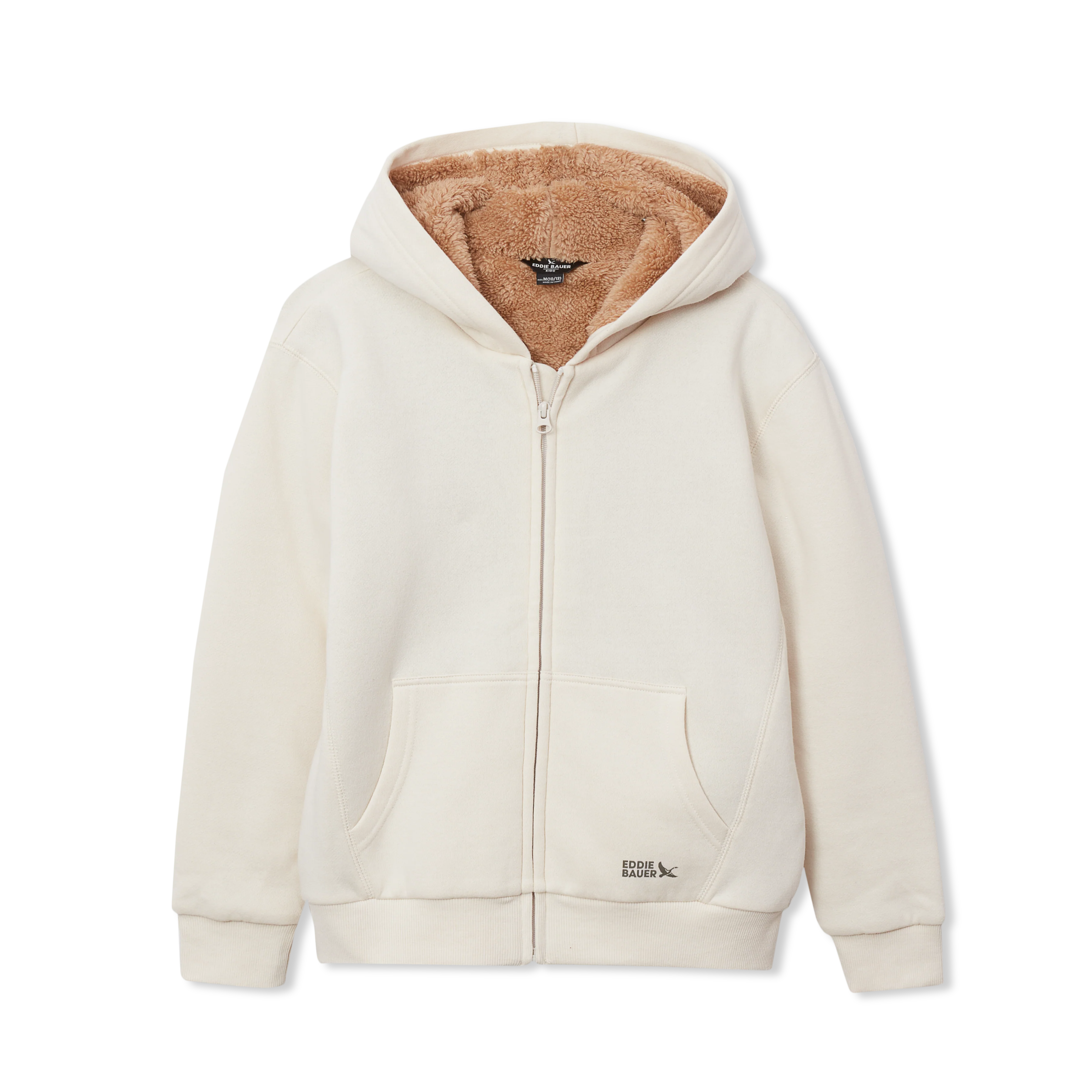 Boys Camp Fleece Faux Shearling-Lined Hoodie - Image 4