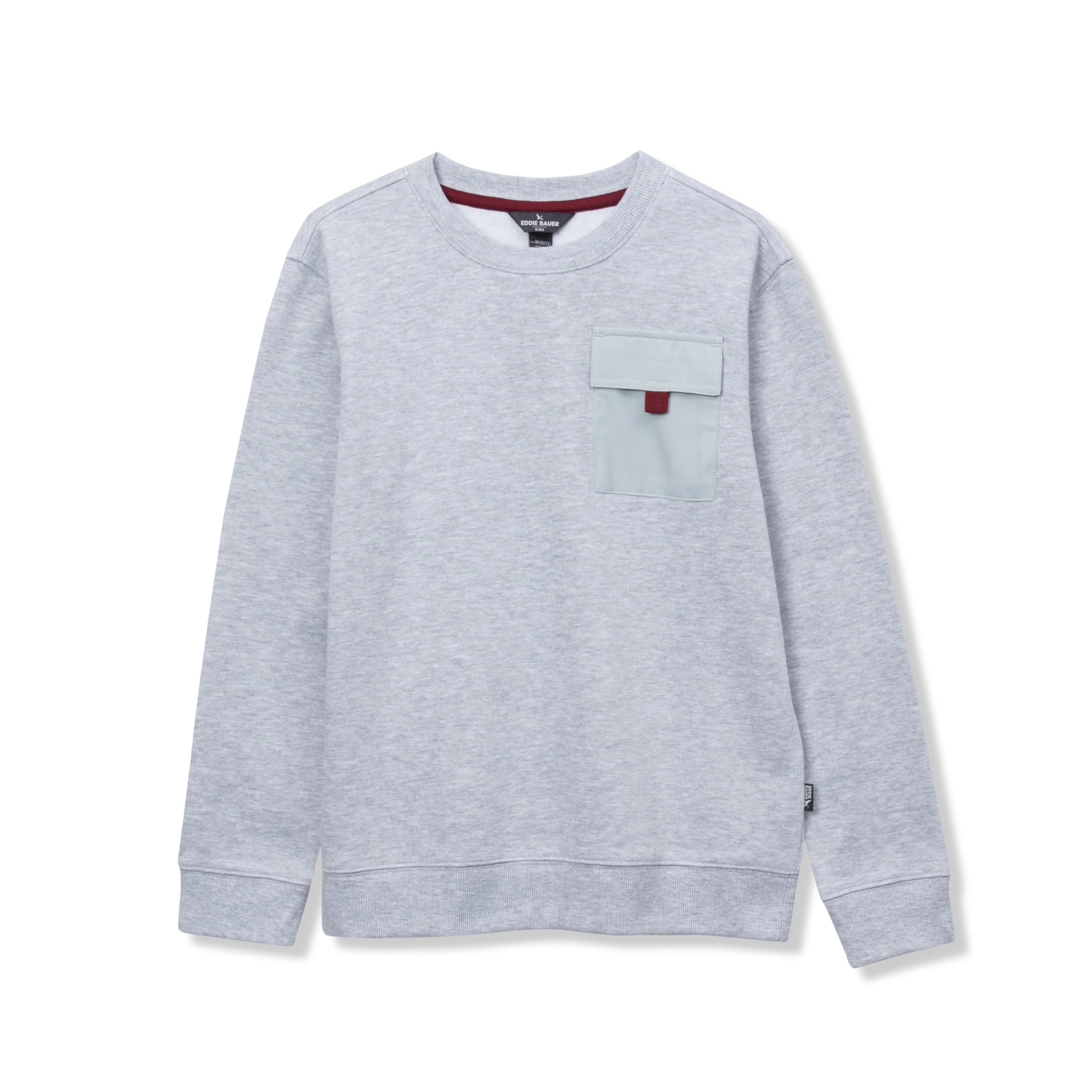 Boys Camp Fleece Pocket Crewneck - Image 3