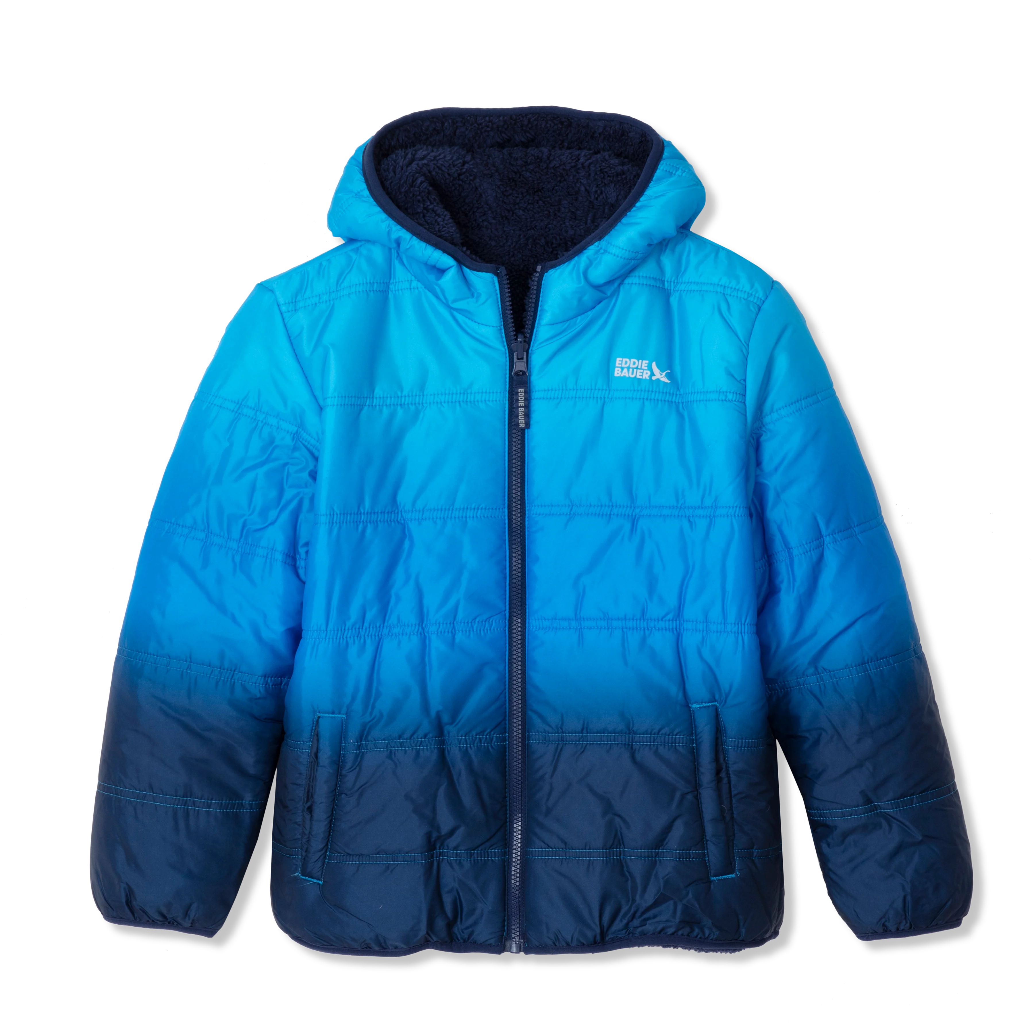 Boys Deer Harbor Reversible Hooded Jacket - Image 6