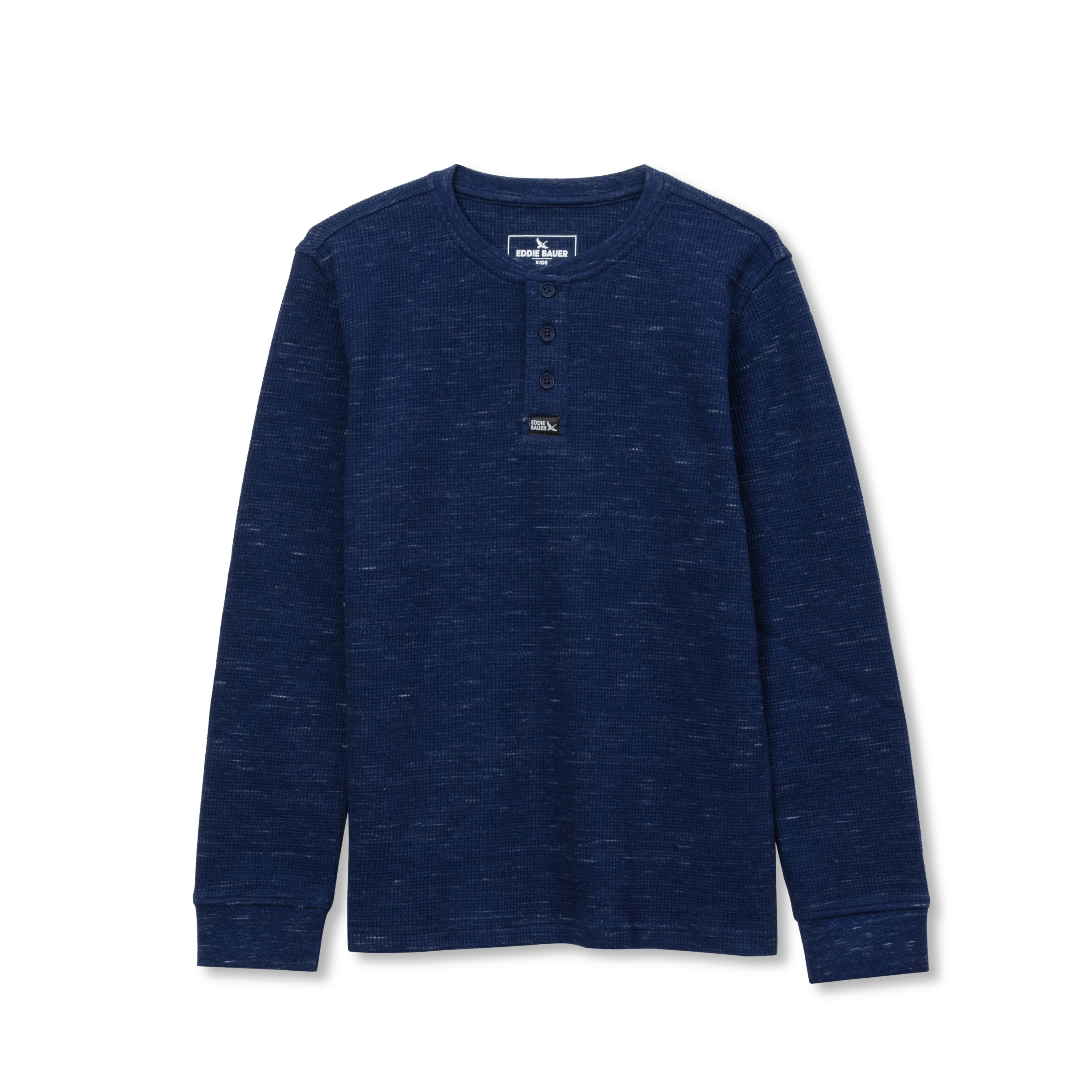 Boys Eddies Favorite Thermal Henley - Image 4