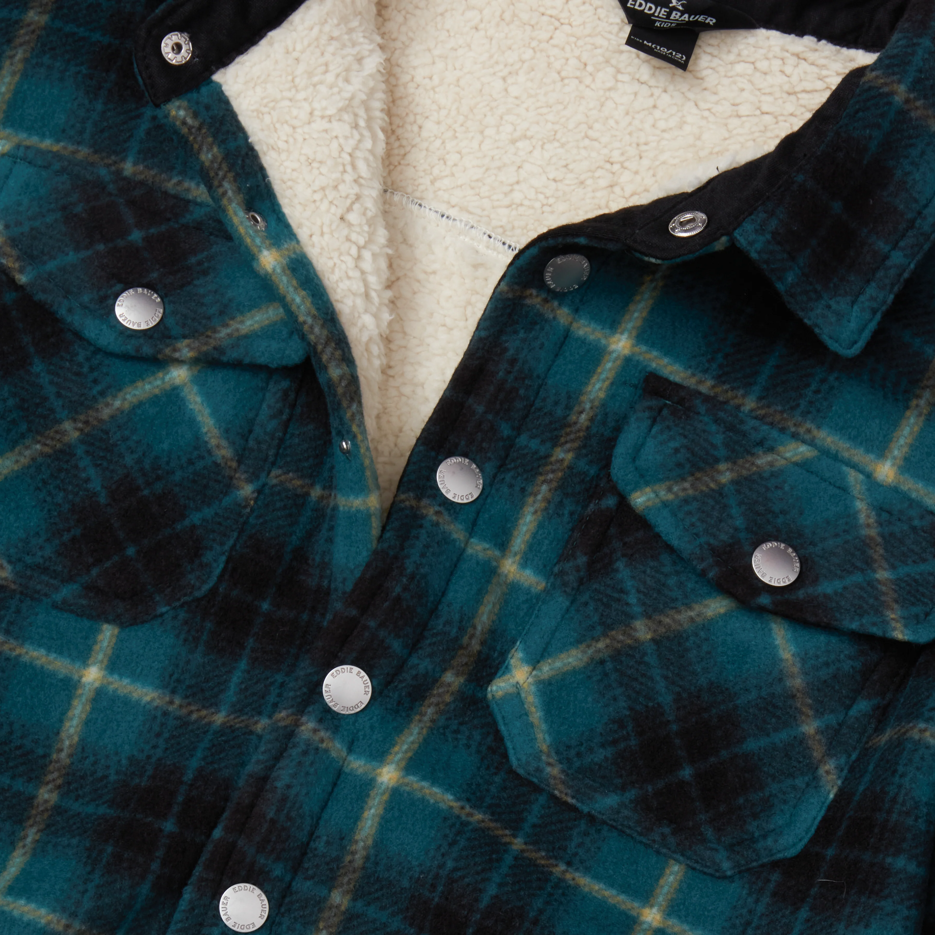 Boys Faux Shearling Shacket - Image 6