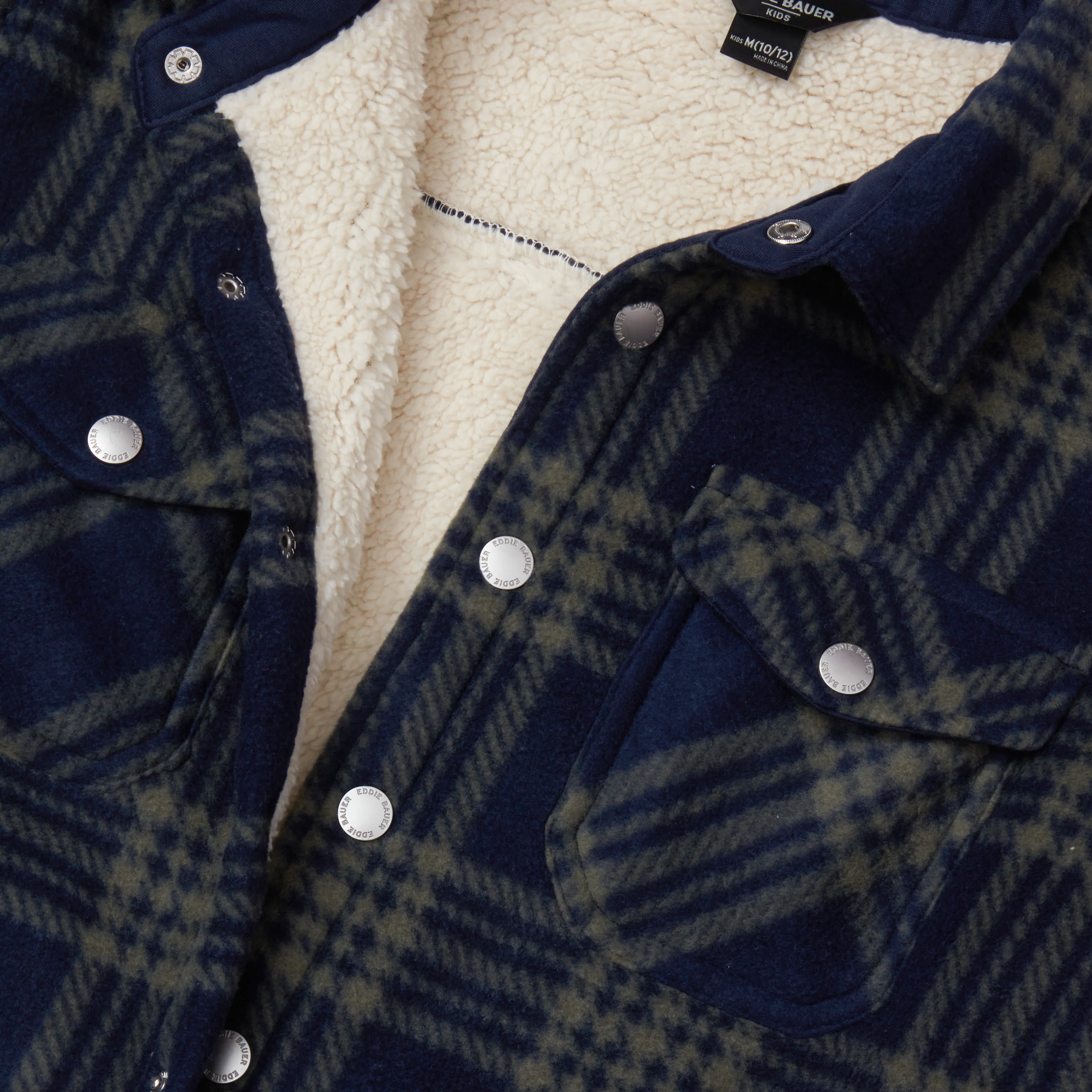 Boys Faux Shearling Shacket - Image 9