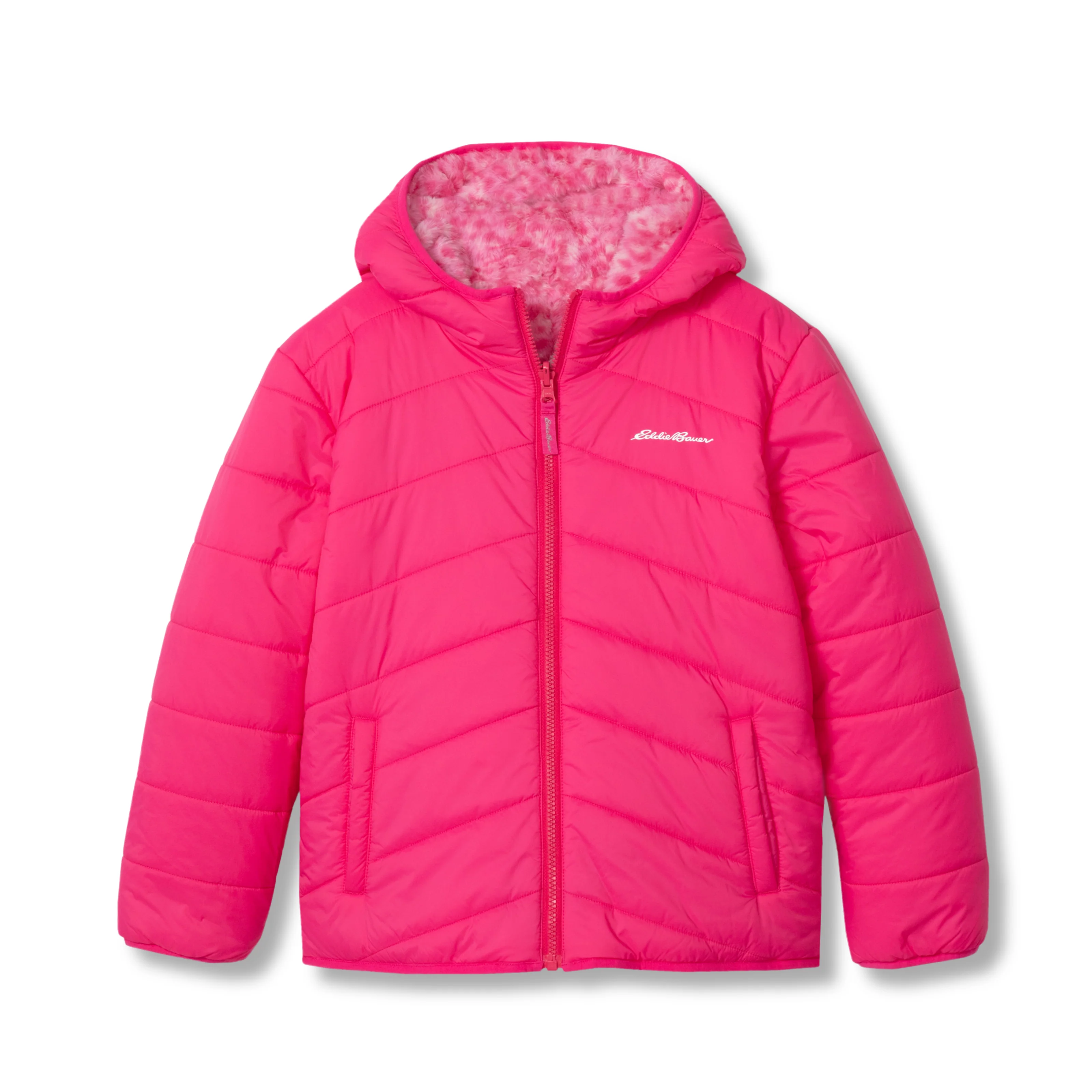 Girls Deer Harbor Reversible Hooded Jacket - Image 6