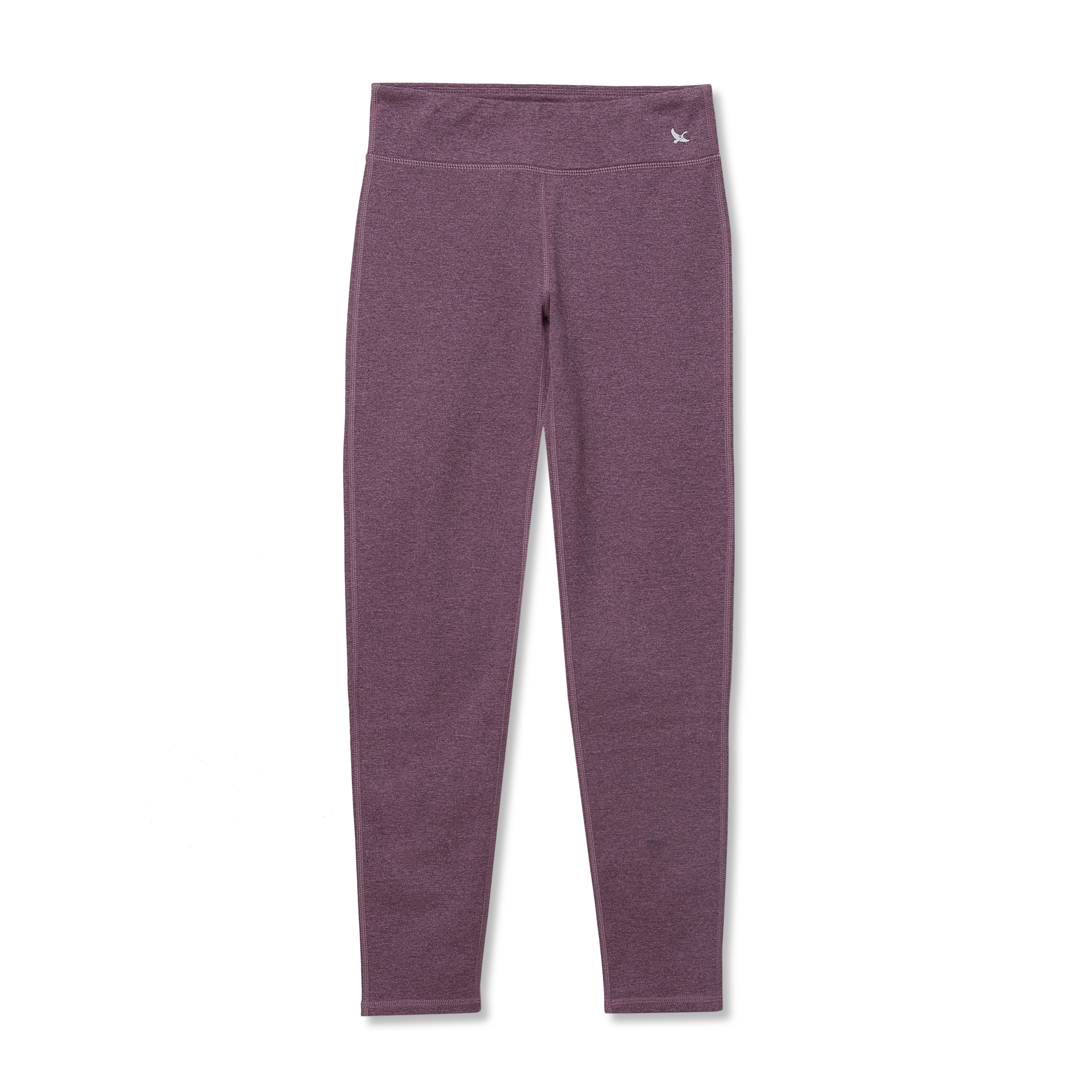Girls Extra Mile Plush Lined Leggings - Heather - Image 4