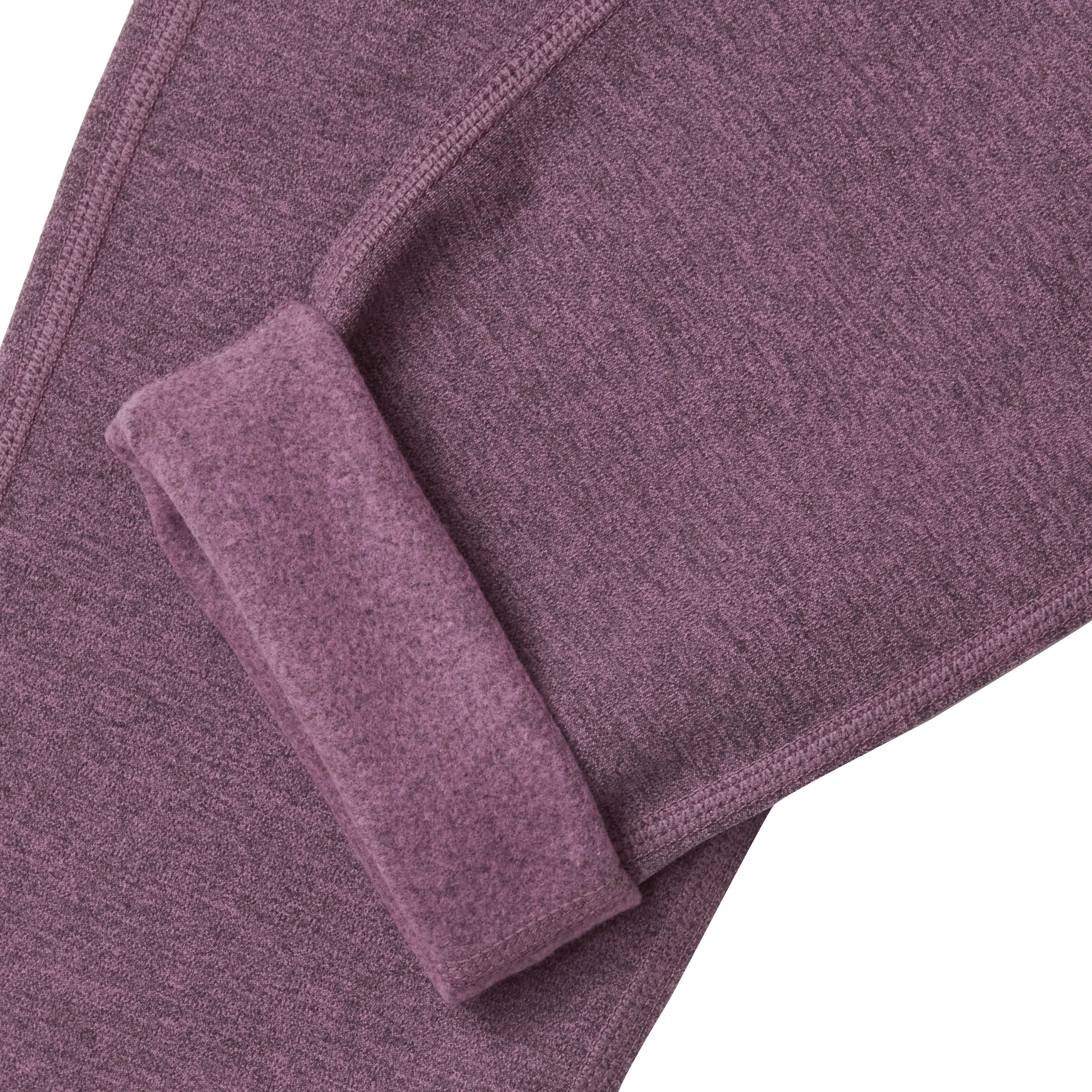 Girls Extra Mile Plush Lined Leggings - Heather - Image 6