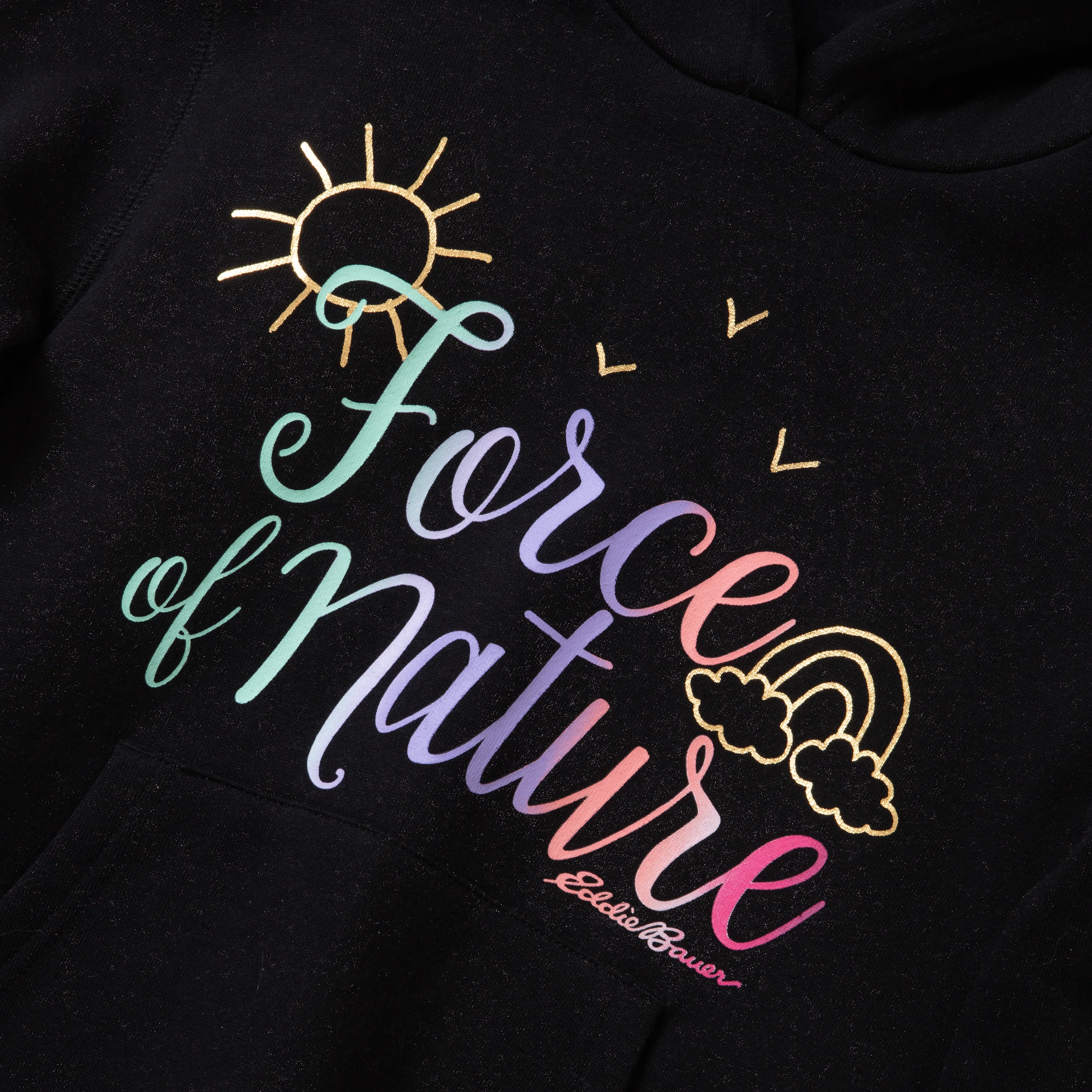 Girls Graphic Camp Fleece Hoodie - Image 3