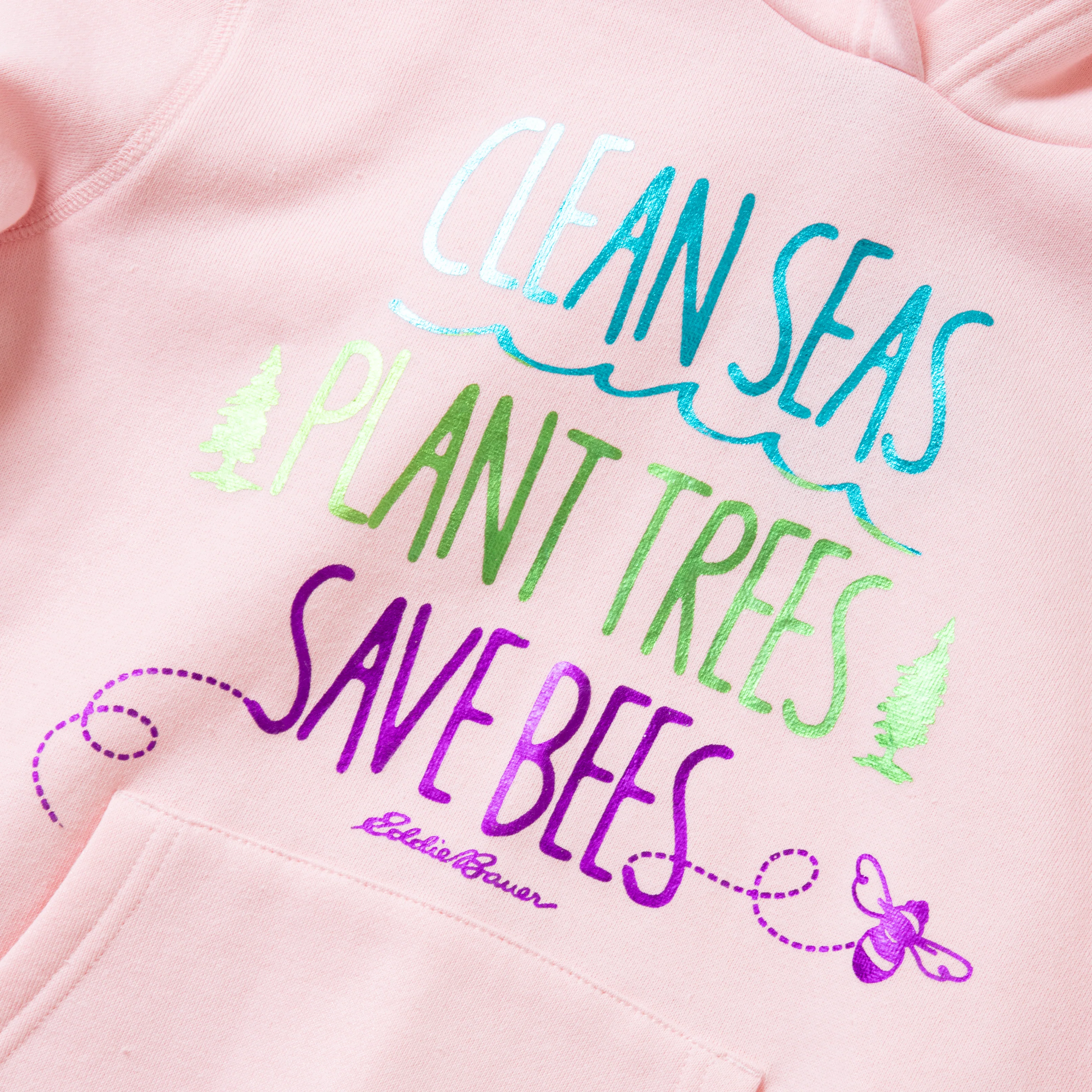 Girls Graphic Camp Fleece Hoodie - Image 8