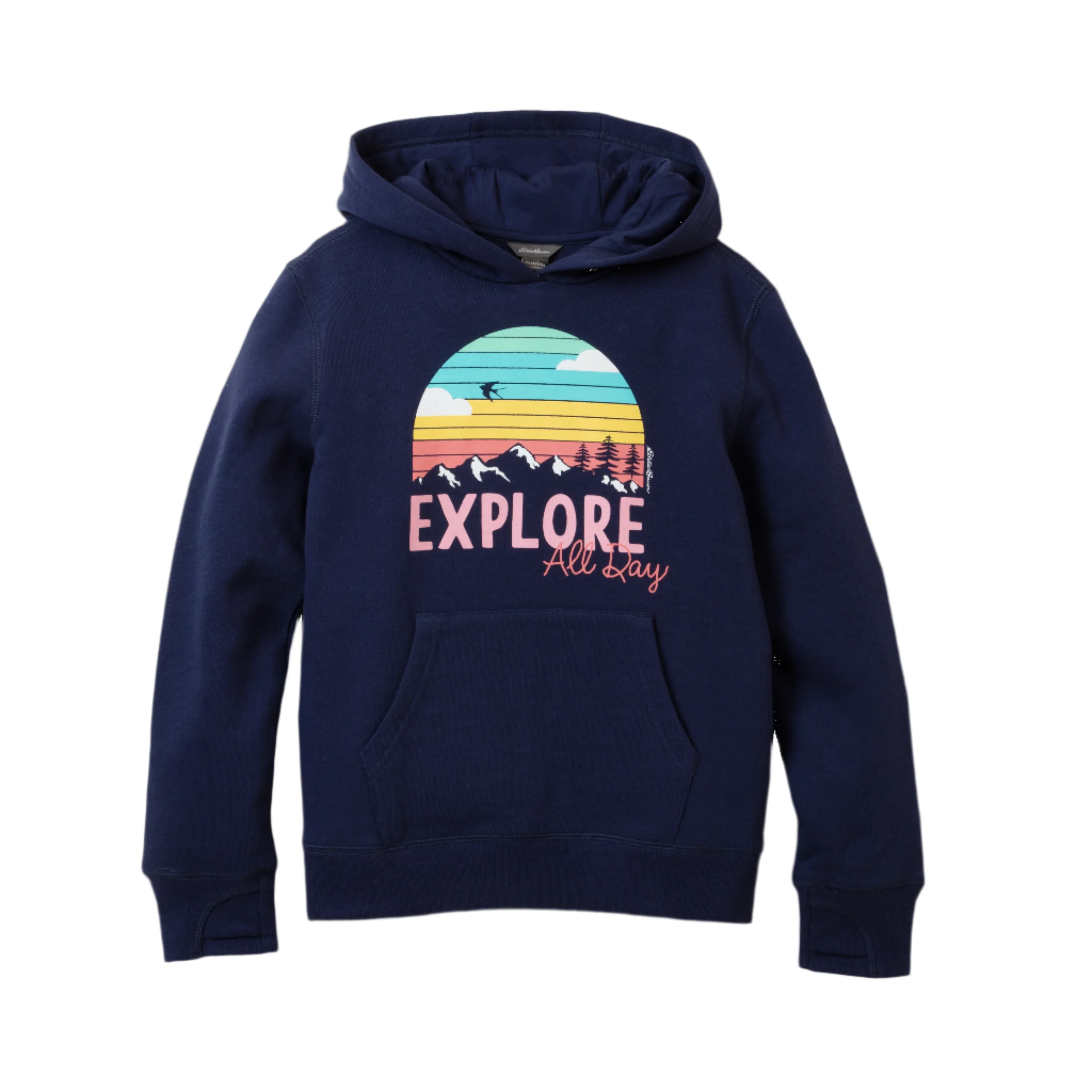 Girls Graphic Camp Fleece Hoodie - Image 9
