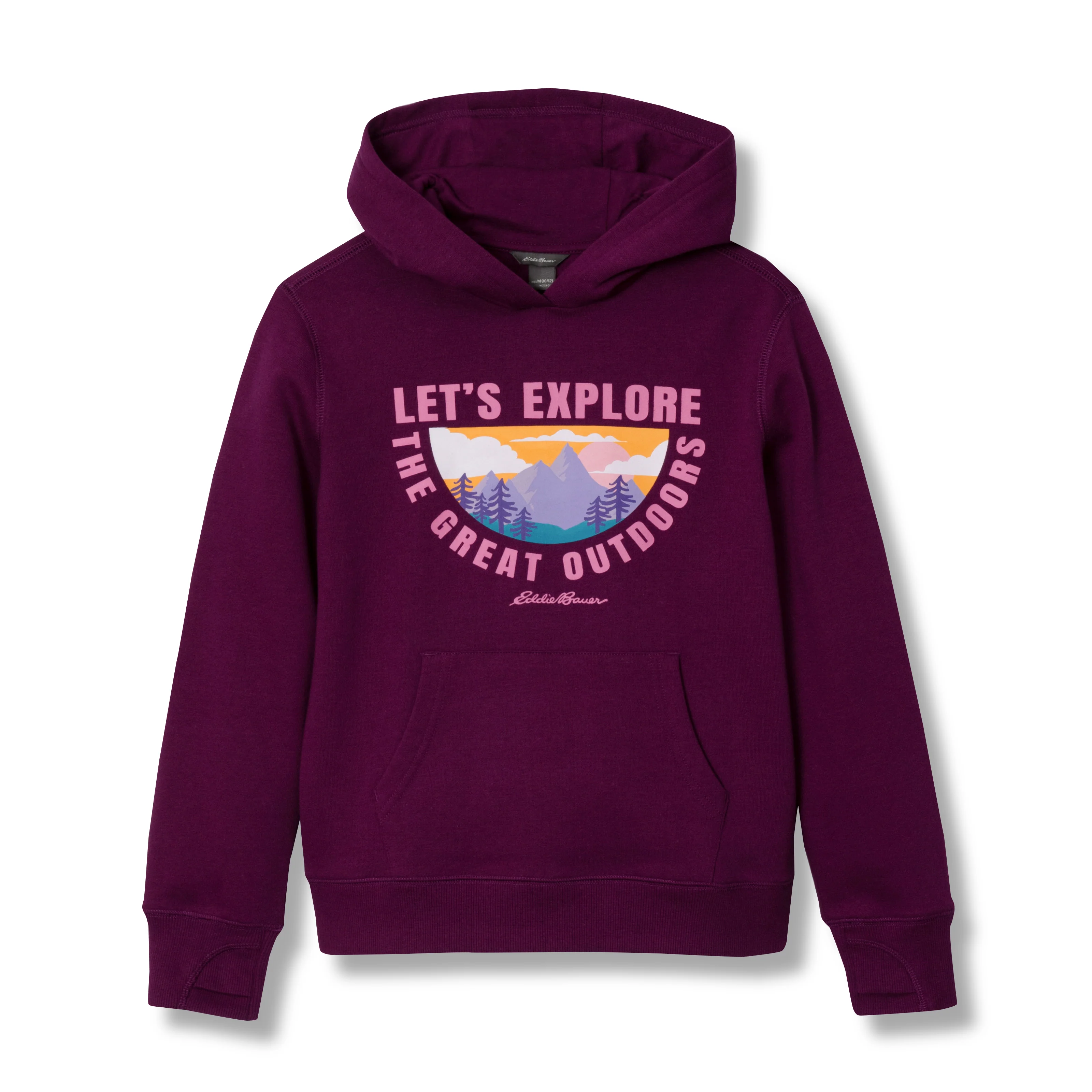 Girls Graphic Camp Fleece Hoodie - Image 12