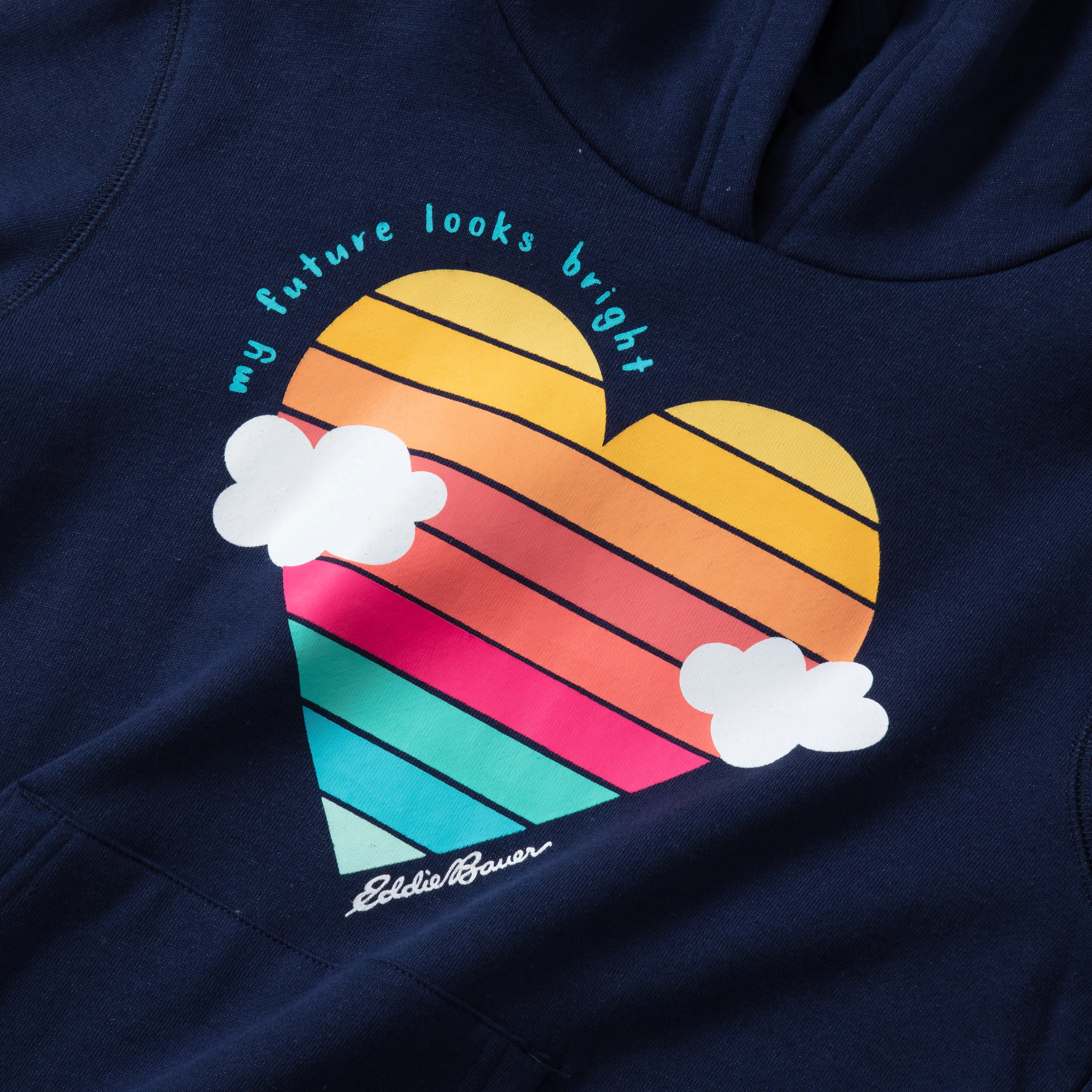 Girls Graphic Camp Fleece Hoodie - Image 3