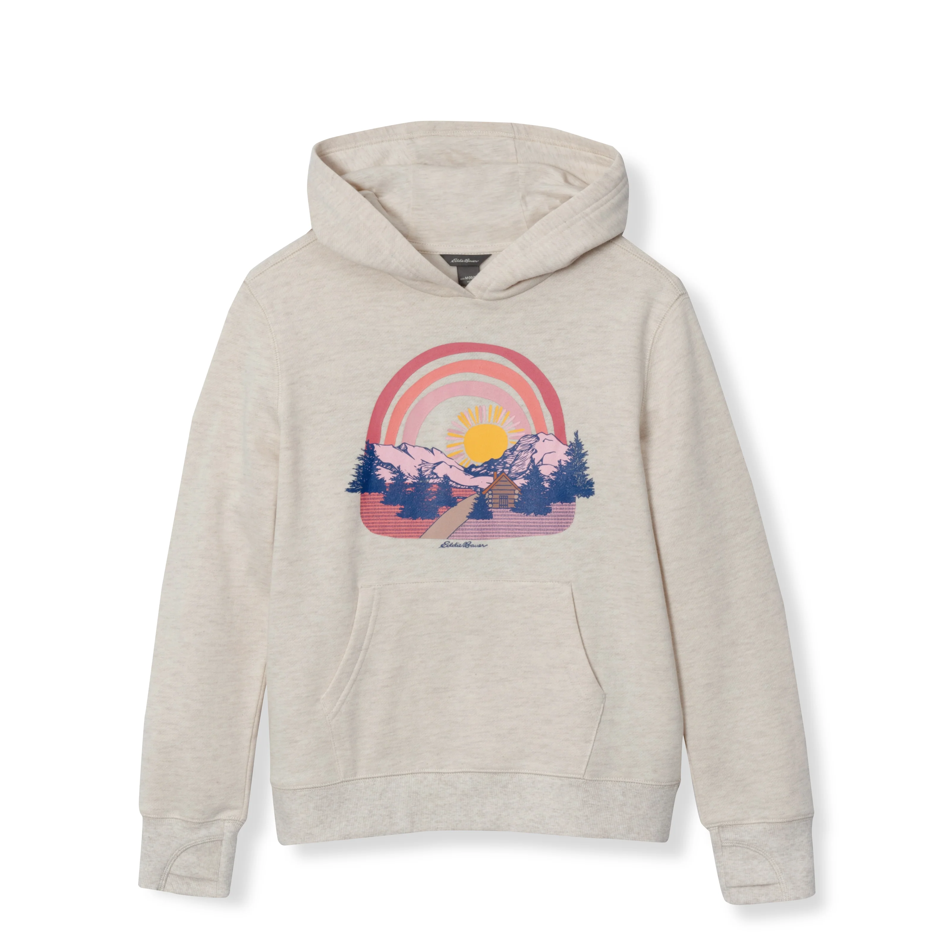 Girls Graphic Camp Fleece Hoodie - Image 8