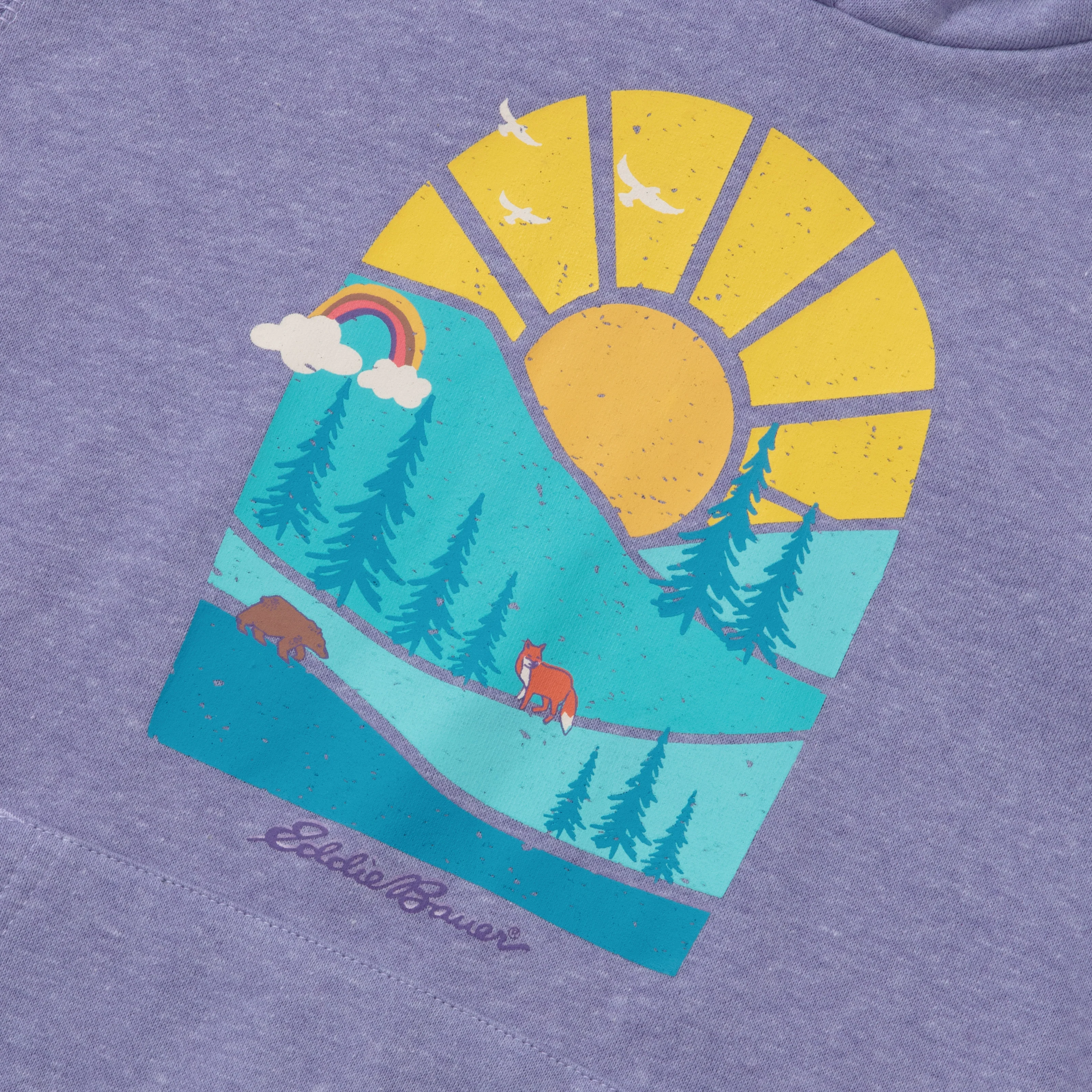 Girls Camp Fleece Graphic Hoodie - Image 15