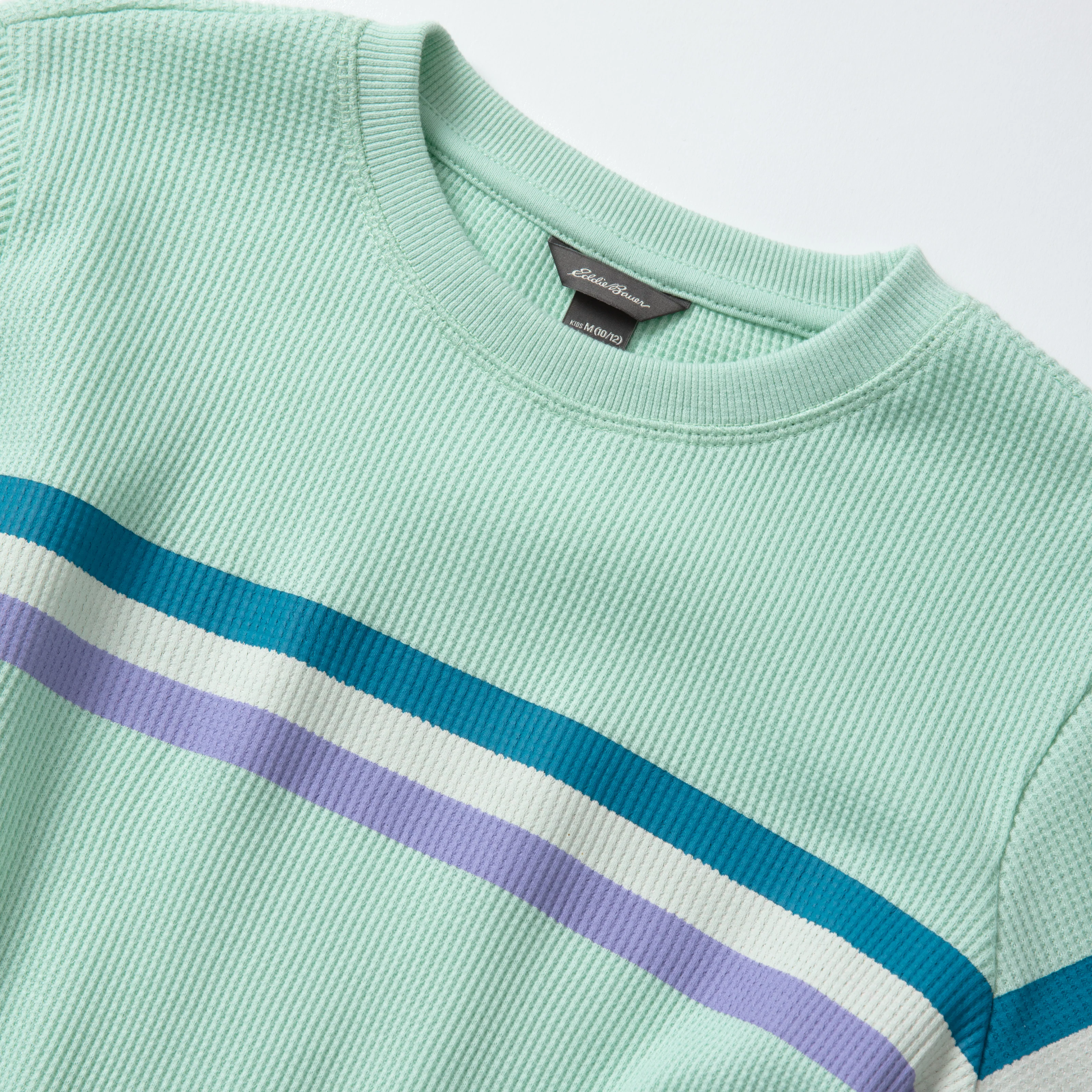 Girls Myriad Thermal Stripe Long-Sleeve T-Shirt - Image 3