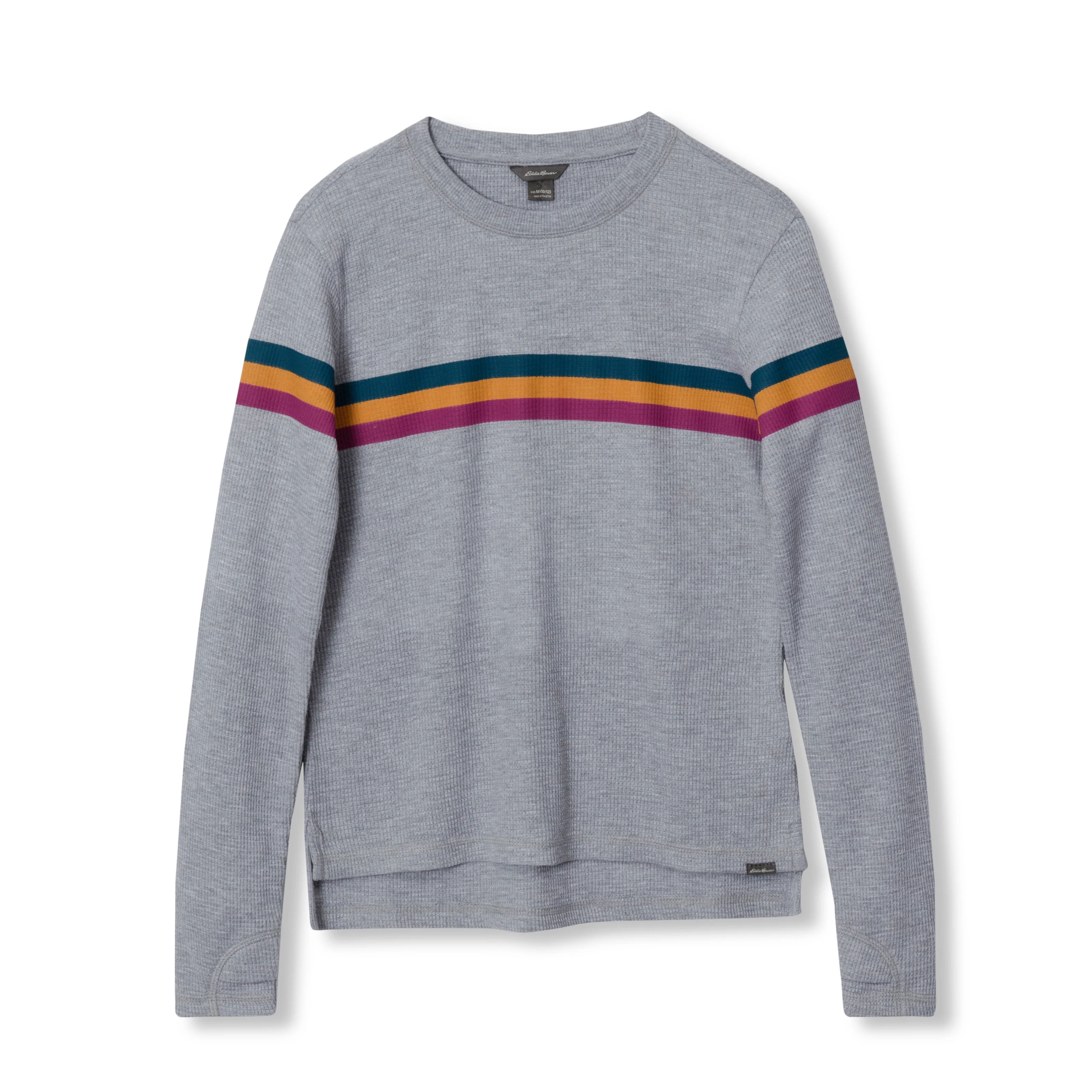 Girls Myriad Thermal Stripe Long-Sleeve T-Shirt - Image 5