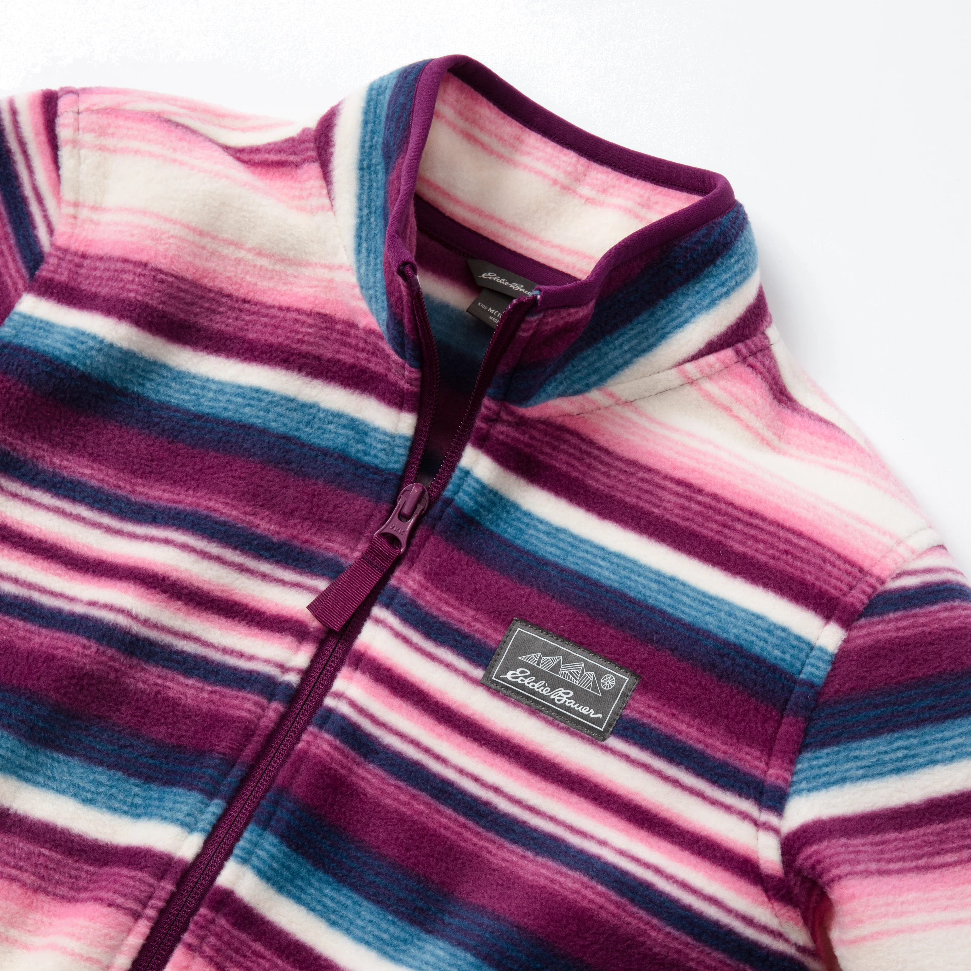 Girls Quest Fleece Full Zip Jacket - Print - Image 11