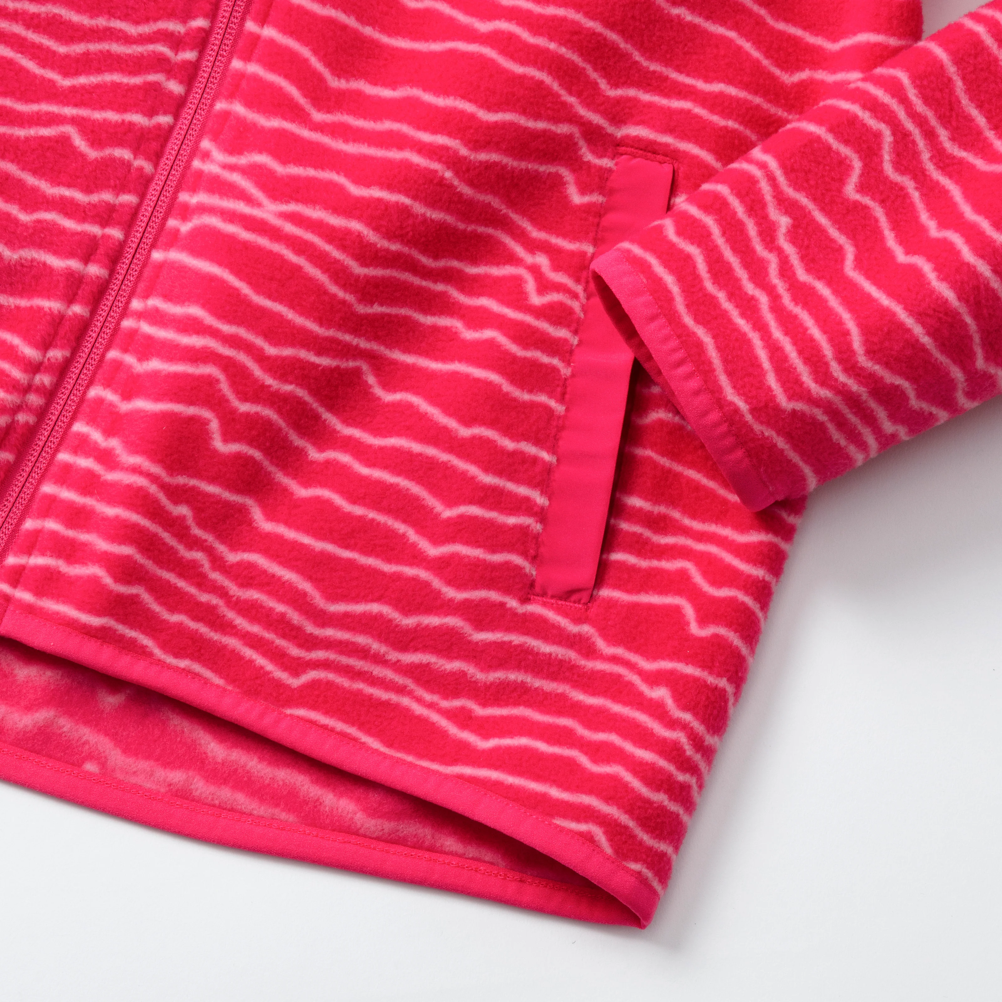 Girls Quest Fleece Full Zip Jacket - Print - Image 8