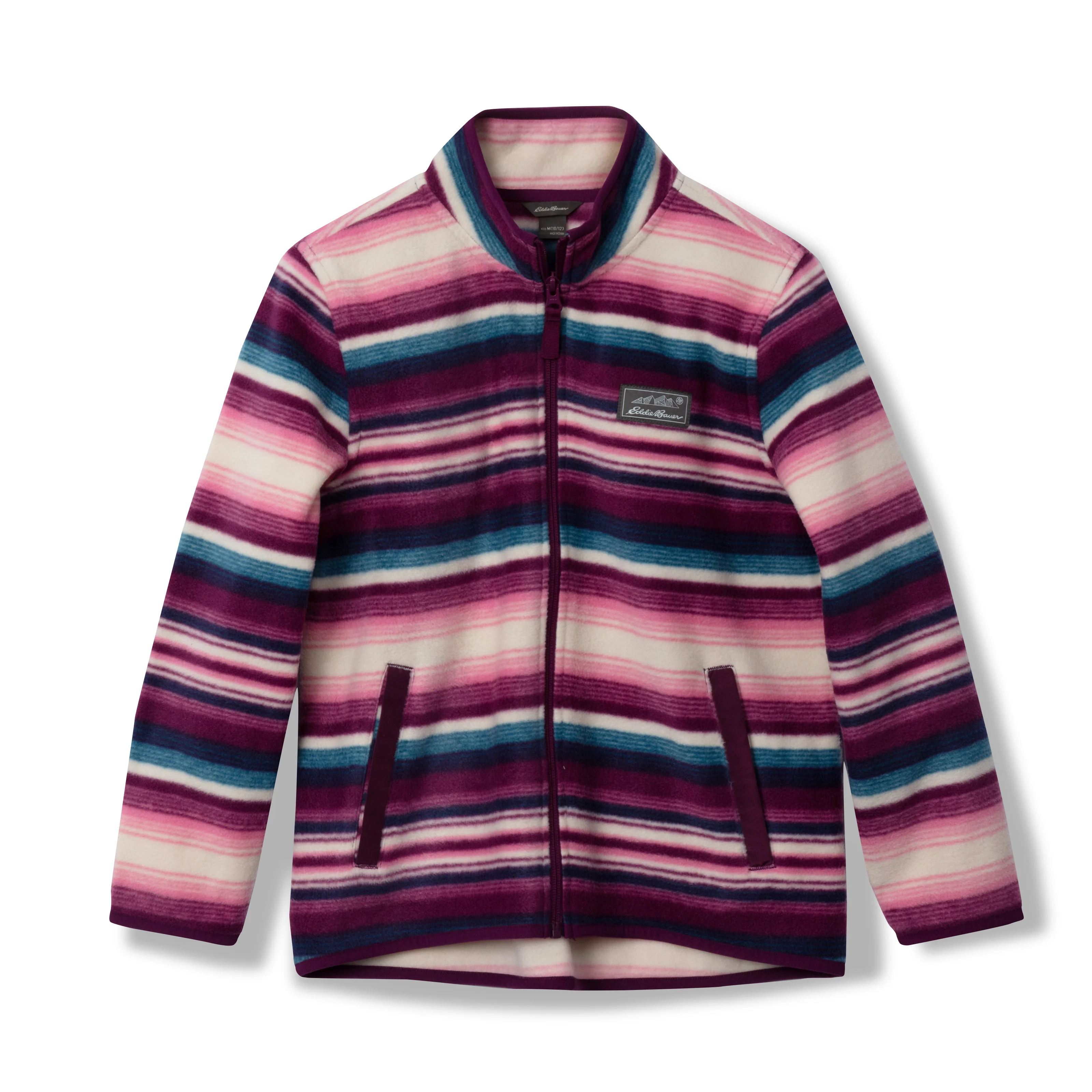 Girls Quest Fleece Full Zip Jacket - Print - Image 9