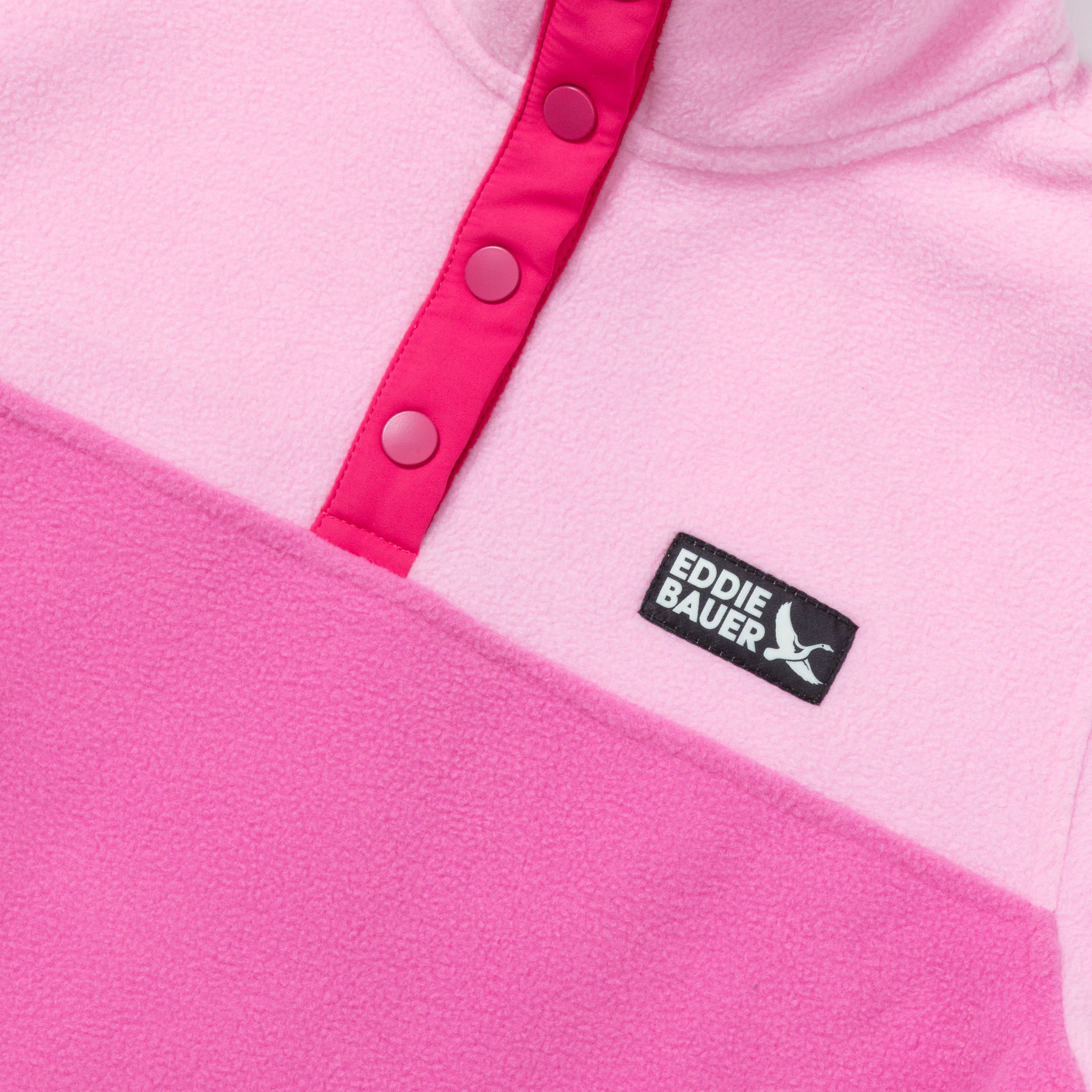 Girls Quest Fleece Snap Neck Pullover - Image 10