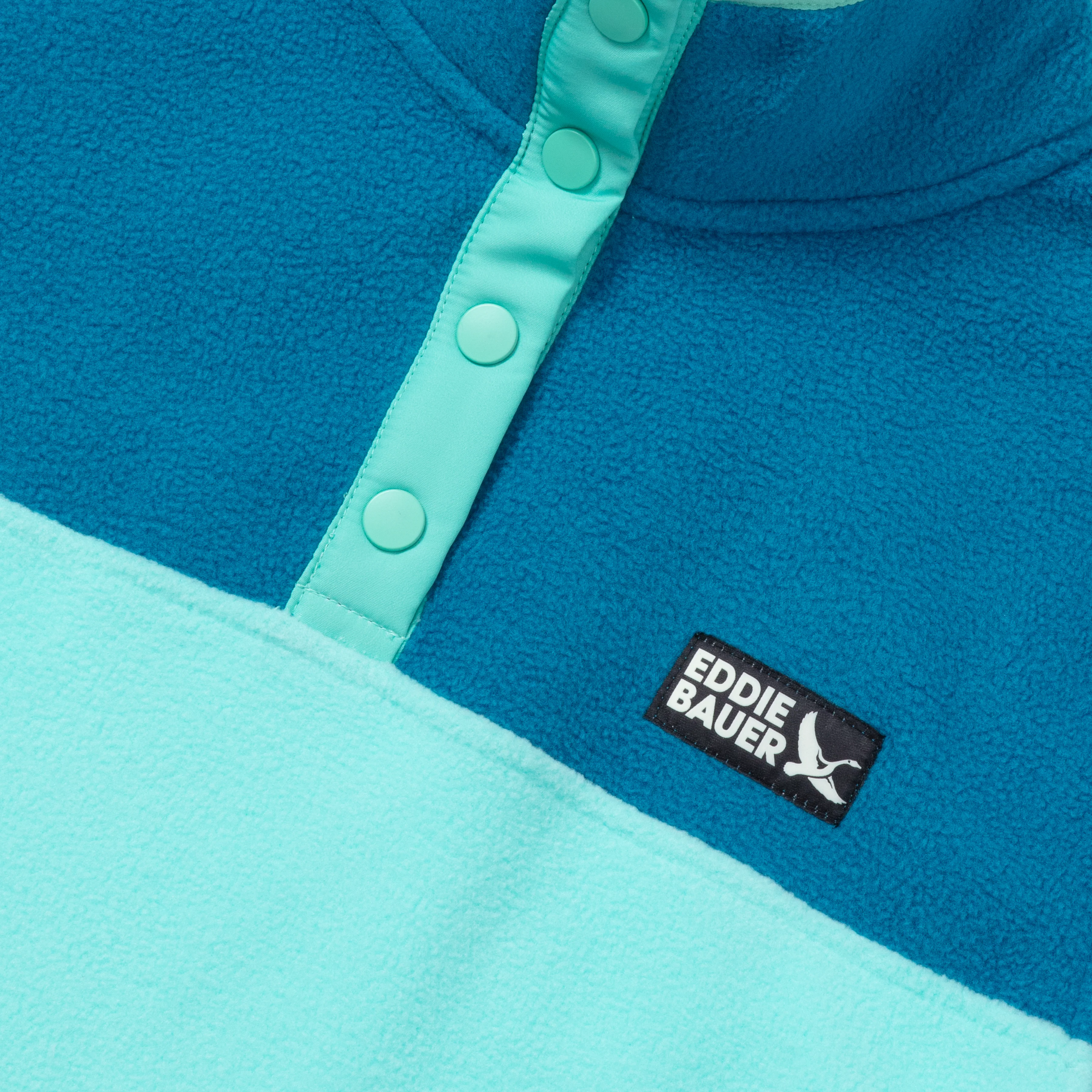 Girls Quest Fleece Snap Neck Pullover - Image 12