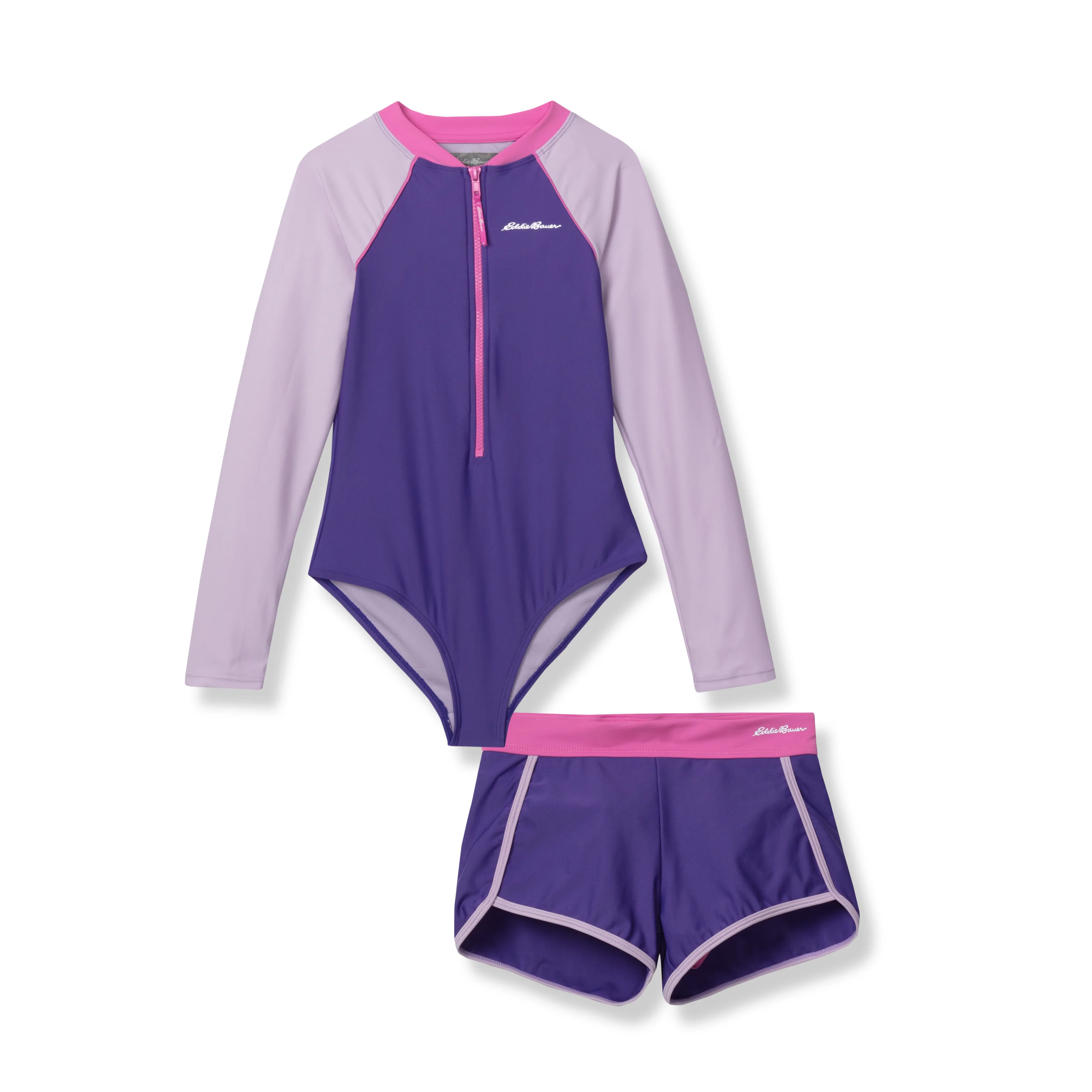 Girls Sea Spray Ls One Piece & Short Set - Image 4