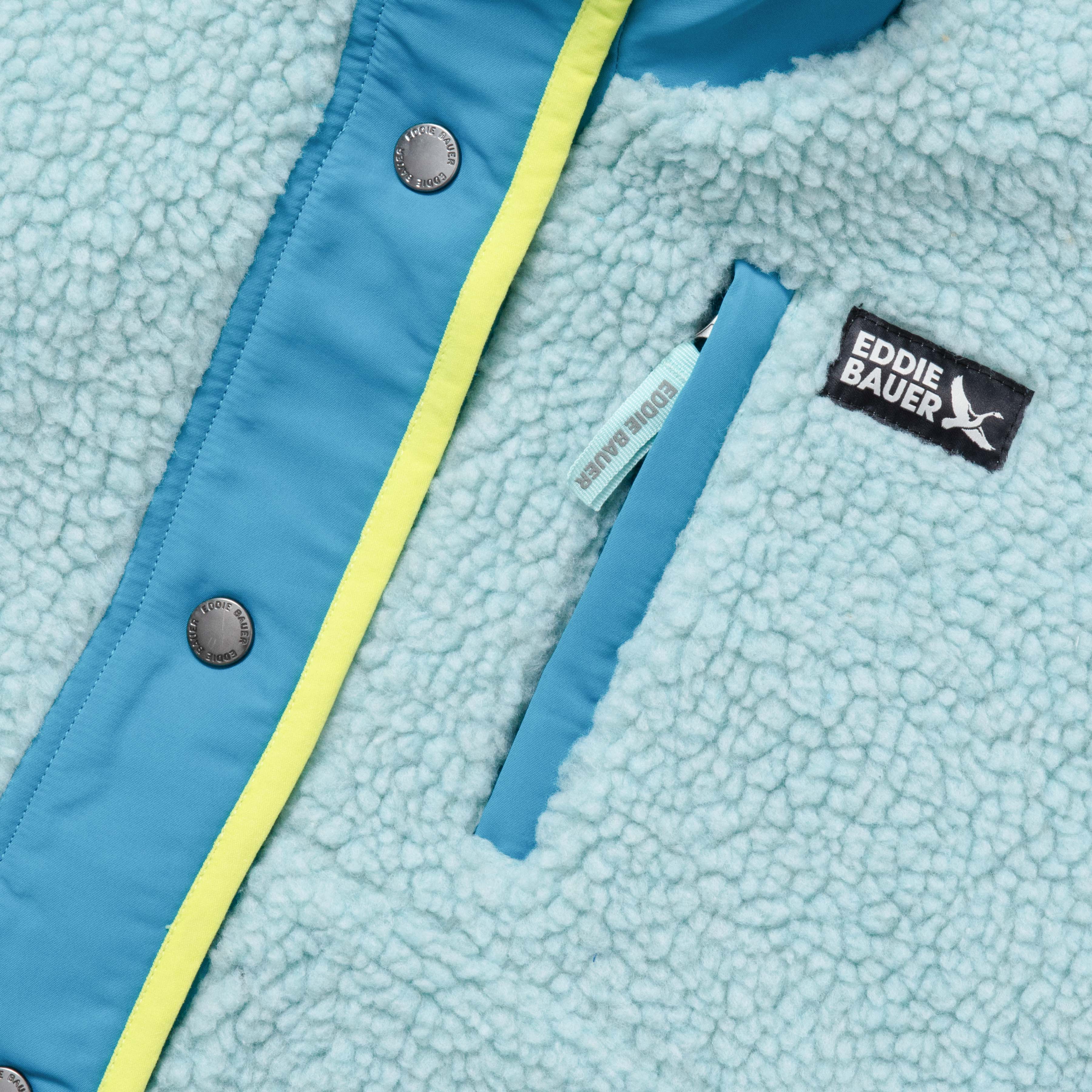 Kids Fleece Mixed Media Jacket - Image 3