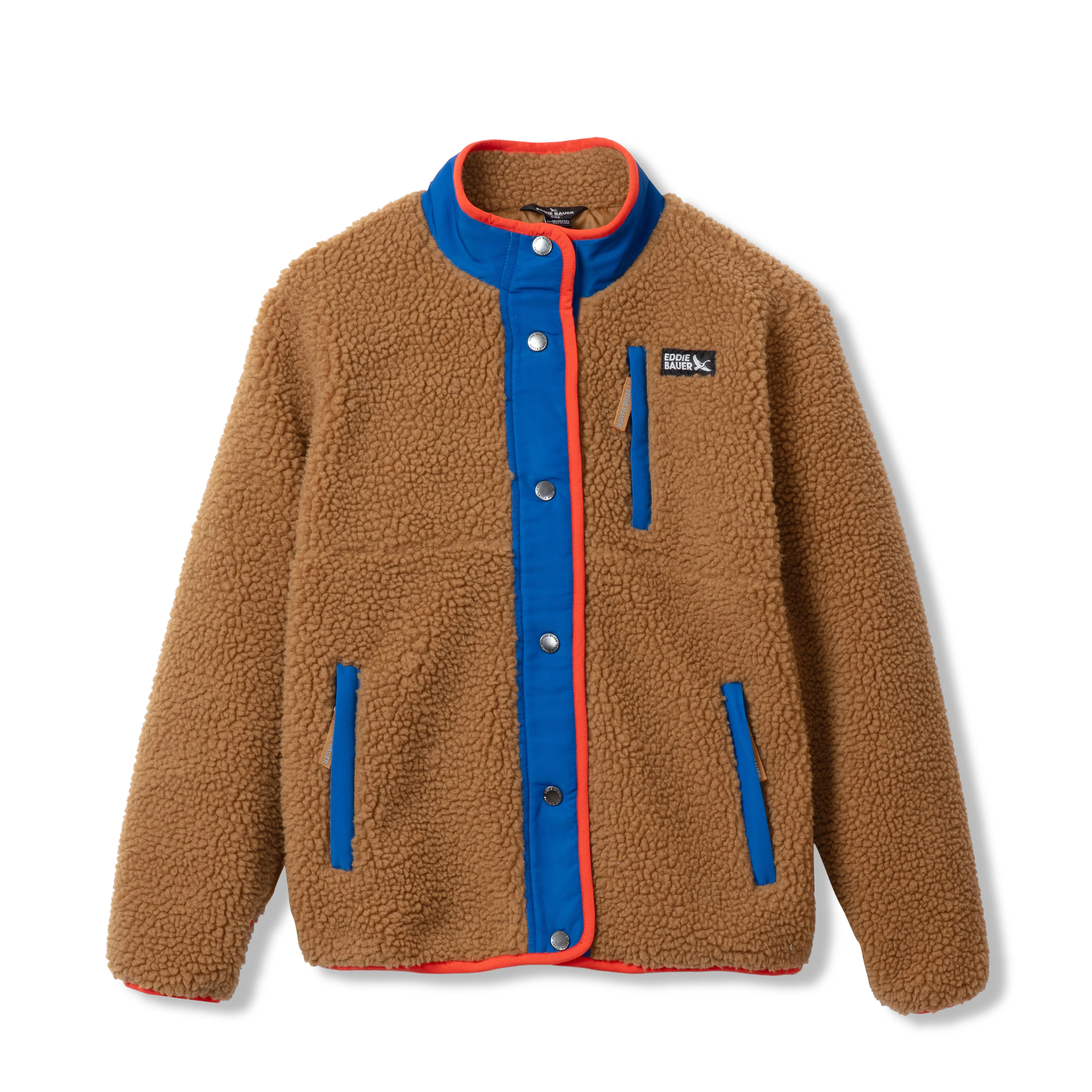 Kids Fleece Mixed Media Jacket - Image 4