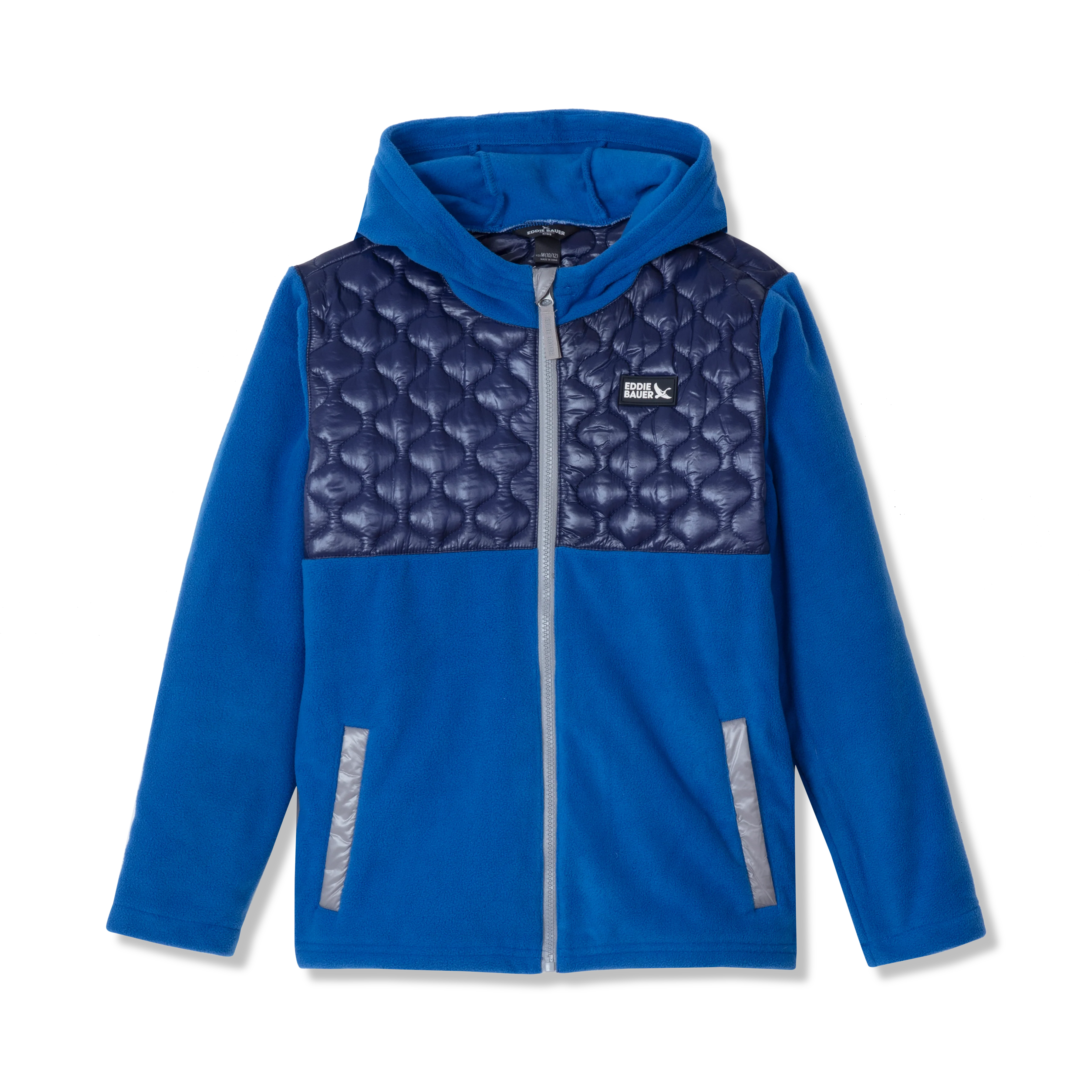 Kids Quest Fleece Mixed Media Hooded Jacket