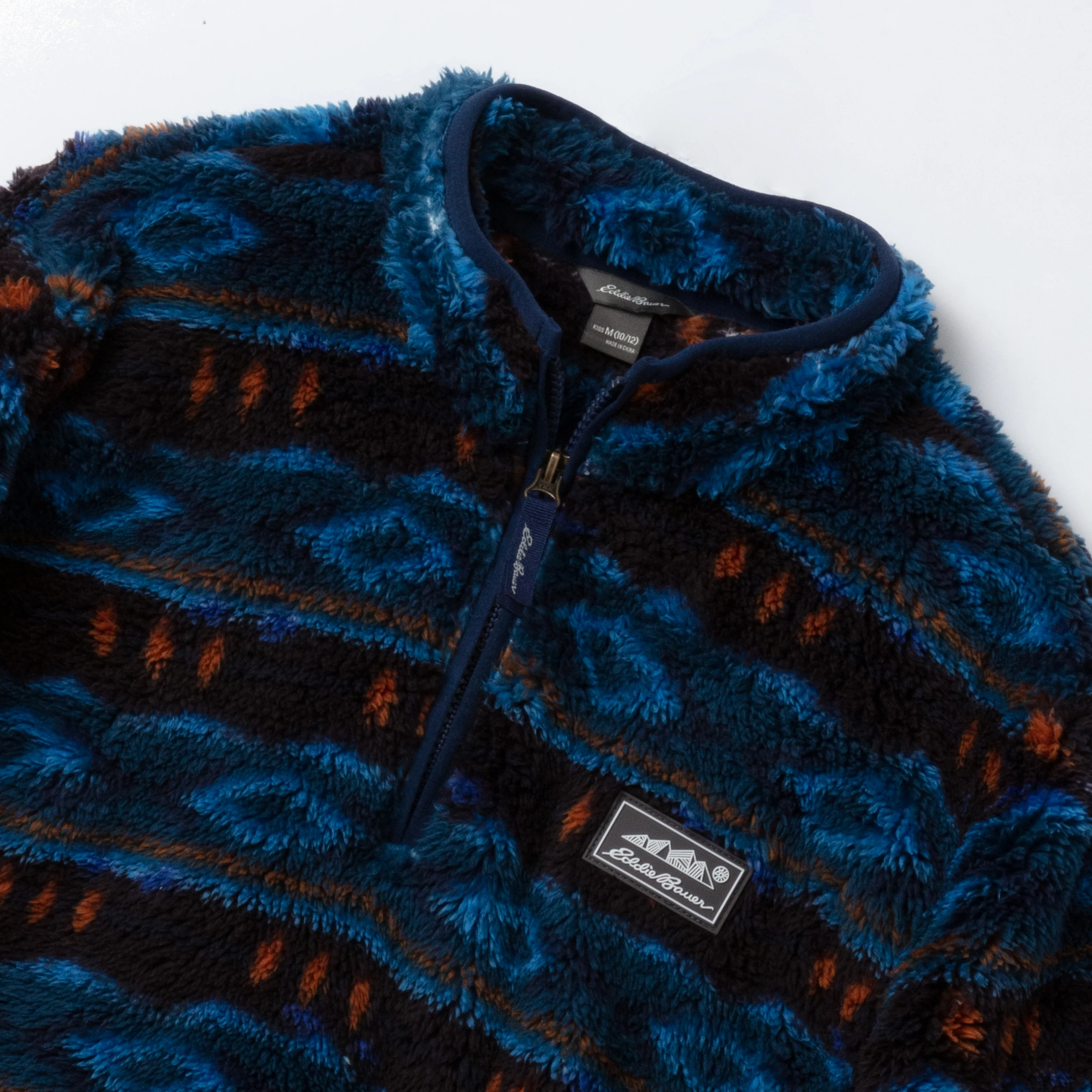 Kids Quest Fleece Plush 1/4-Zip Jacket - Print - Image 3