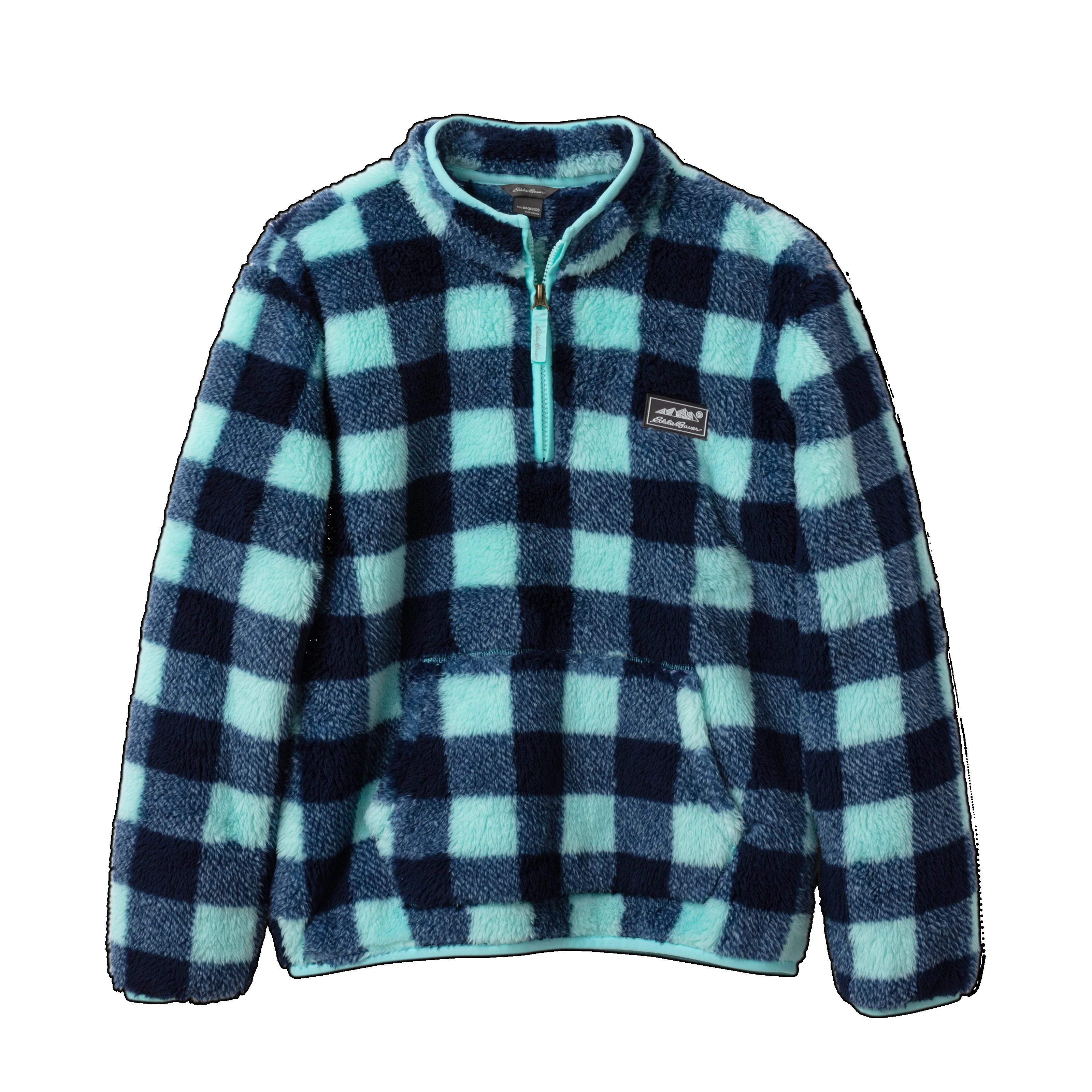 Kids Quest Fleece Plush 1/4-Zip Jacket - Print - Image 4