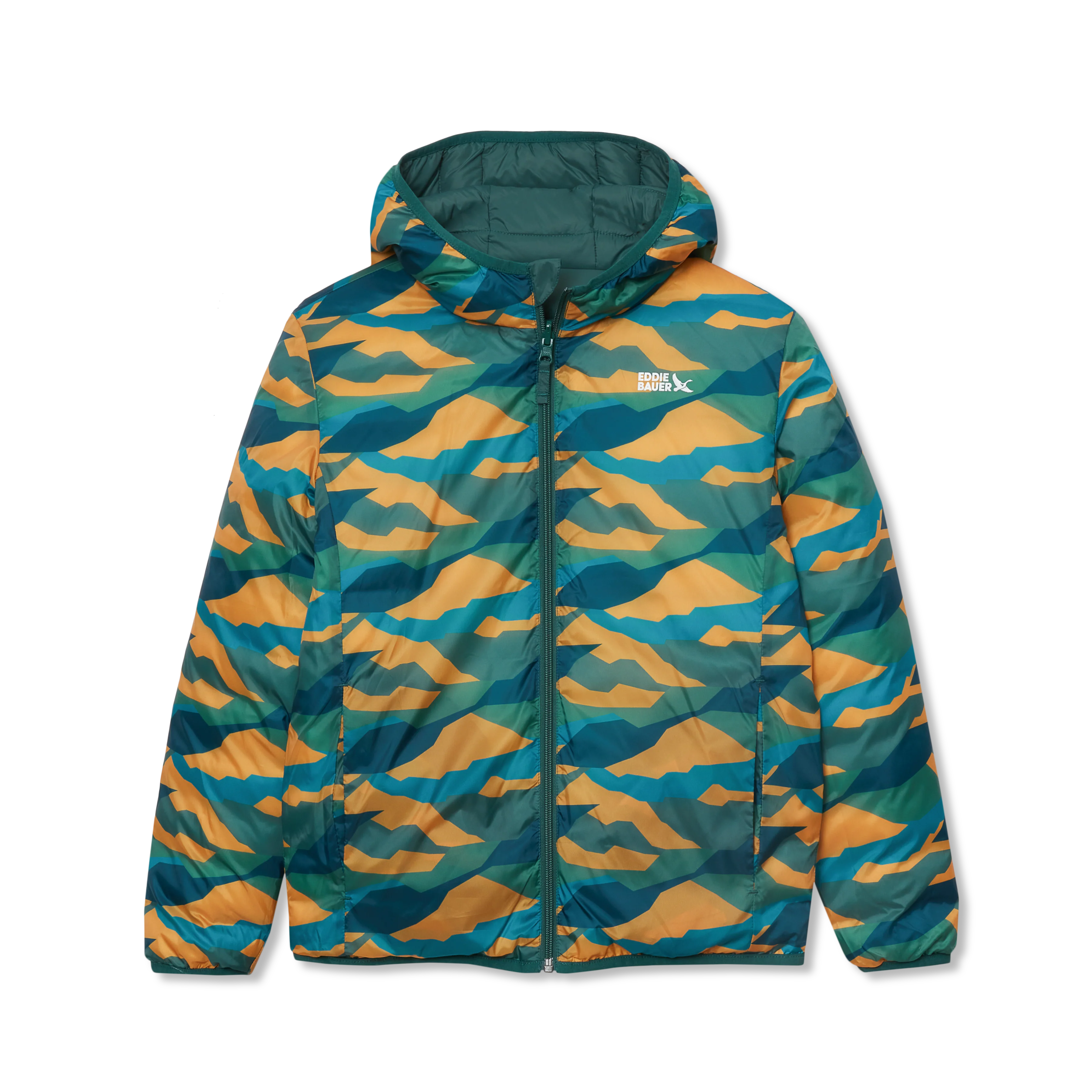 Kids Reversible Cirruslite Down Hooded Jacket - Image 24