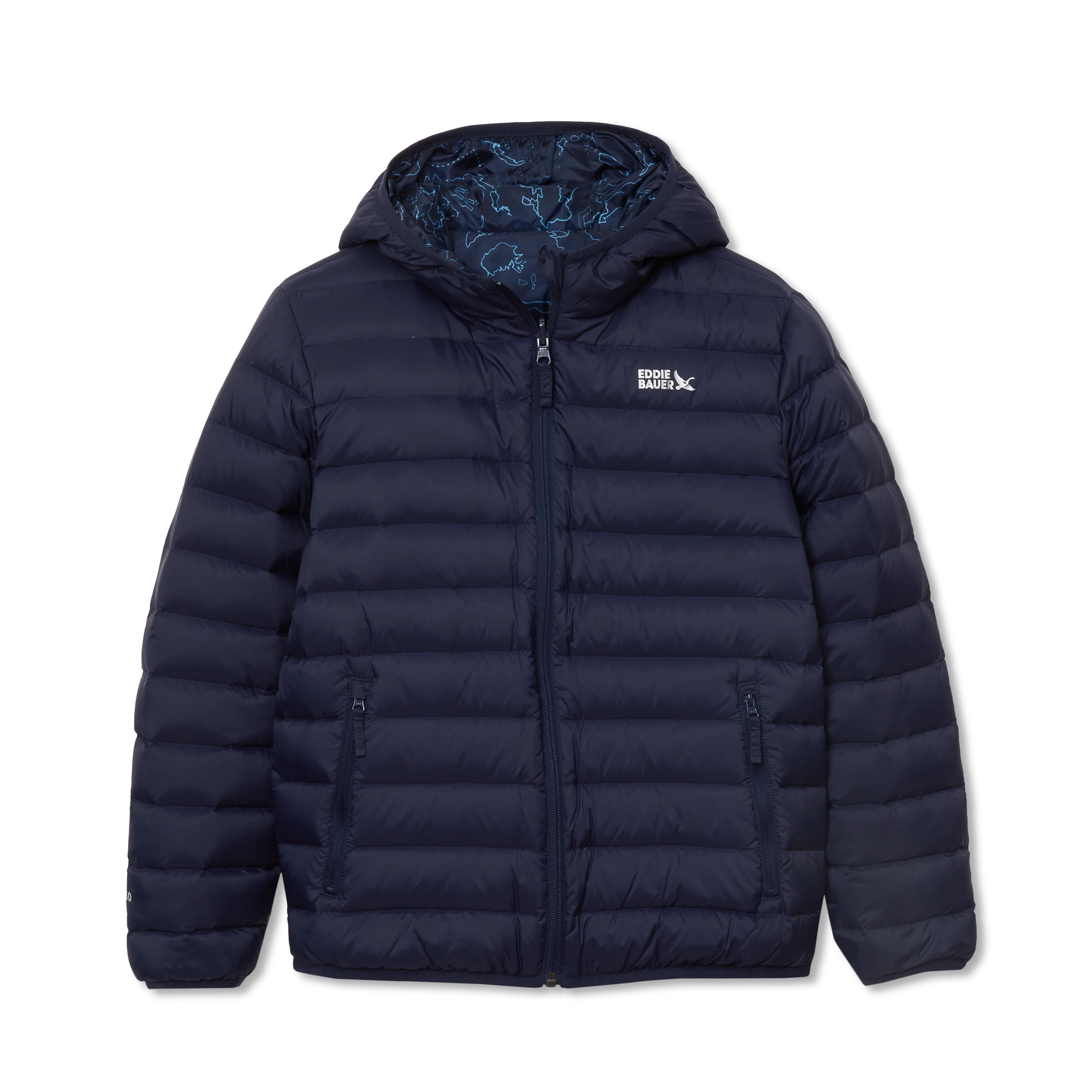 Kids Reversible Cirruslite Down Hooded Jacket - Image 27