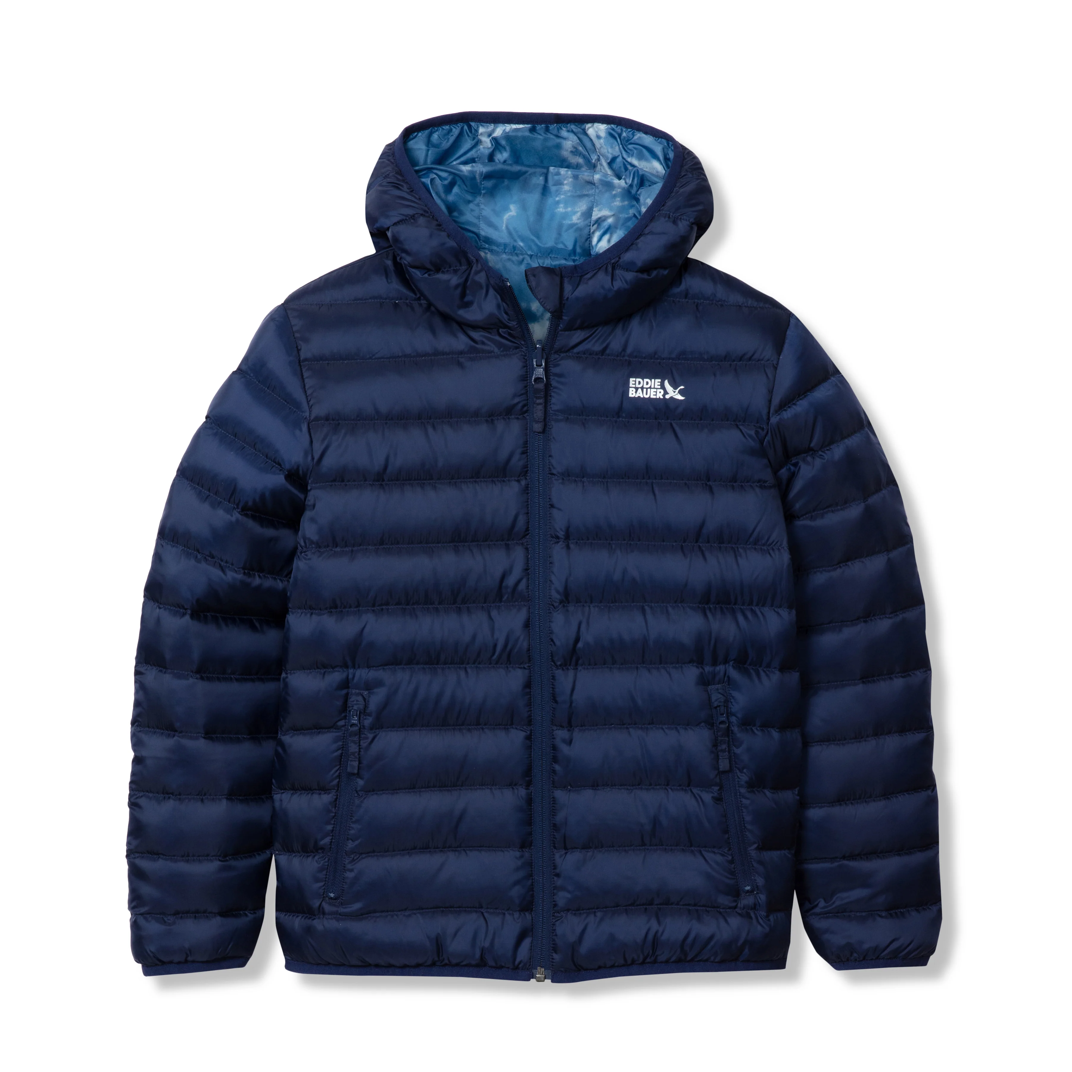 Kids Reversible Cirruslite Down Hooded Jacket - Image 3