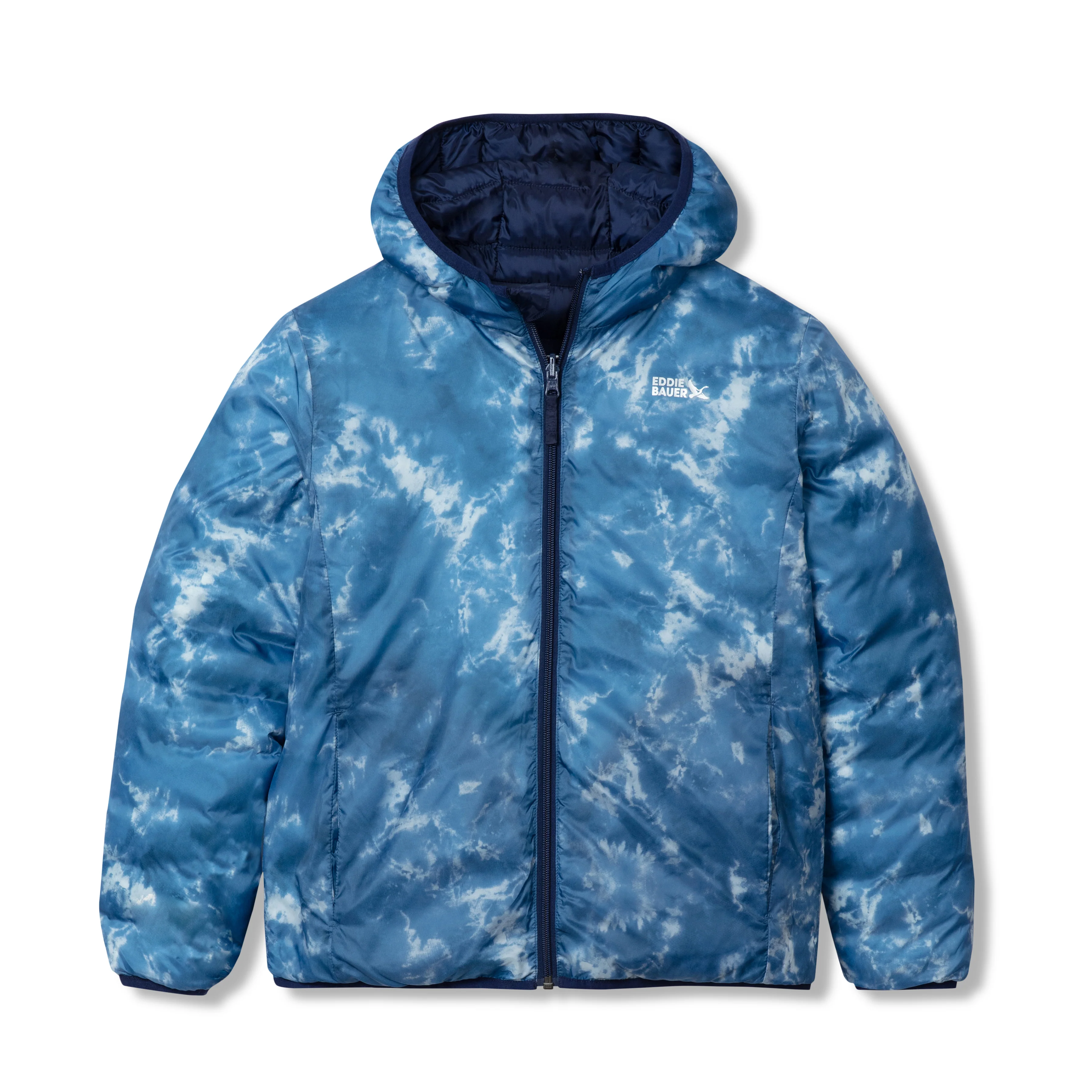 Kids Reversible Cirruslite Down Hooded Jacket - Image 6