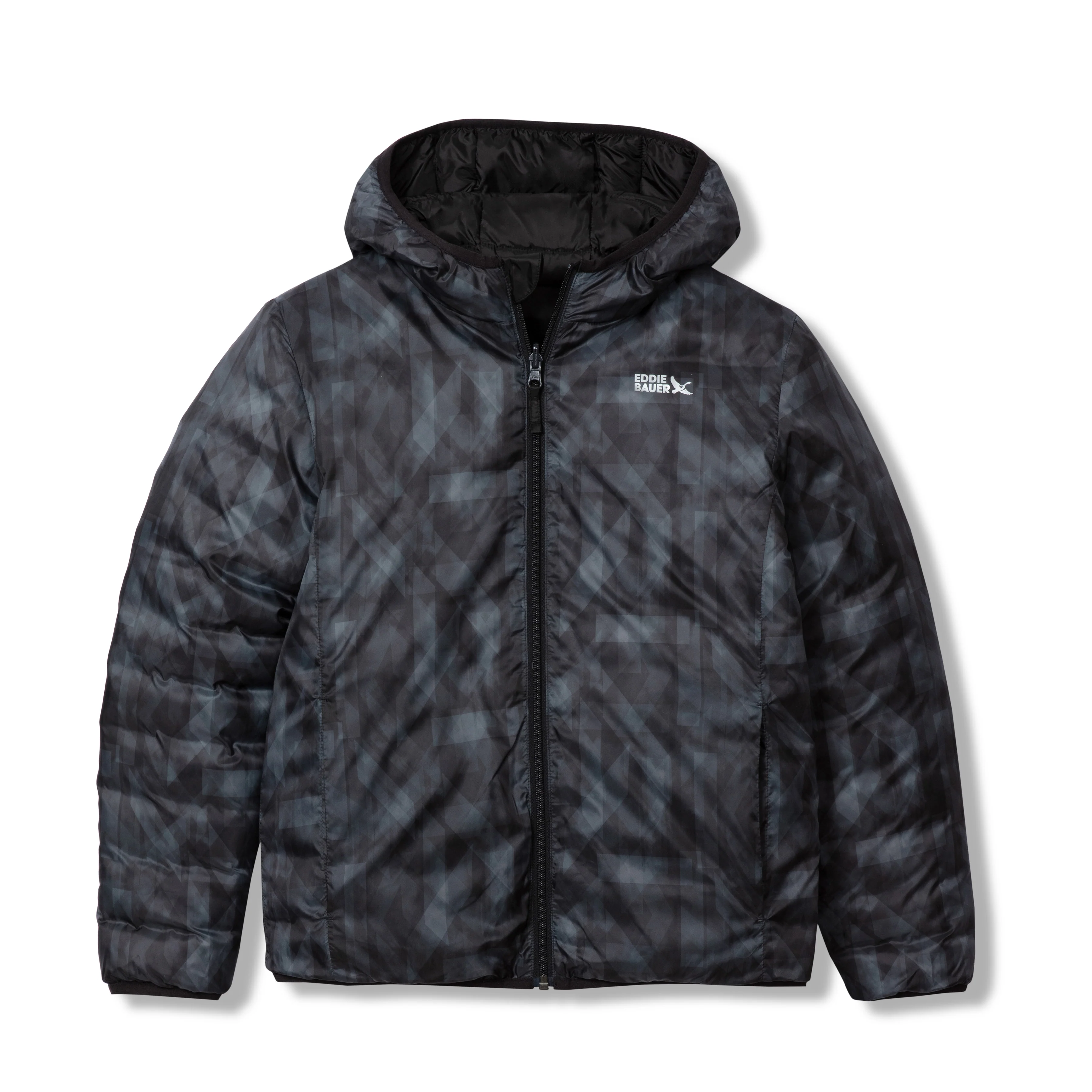 Kids Reversible Cirruslite Down Hooded Jacket - Image 9