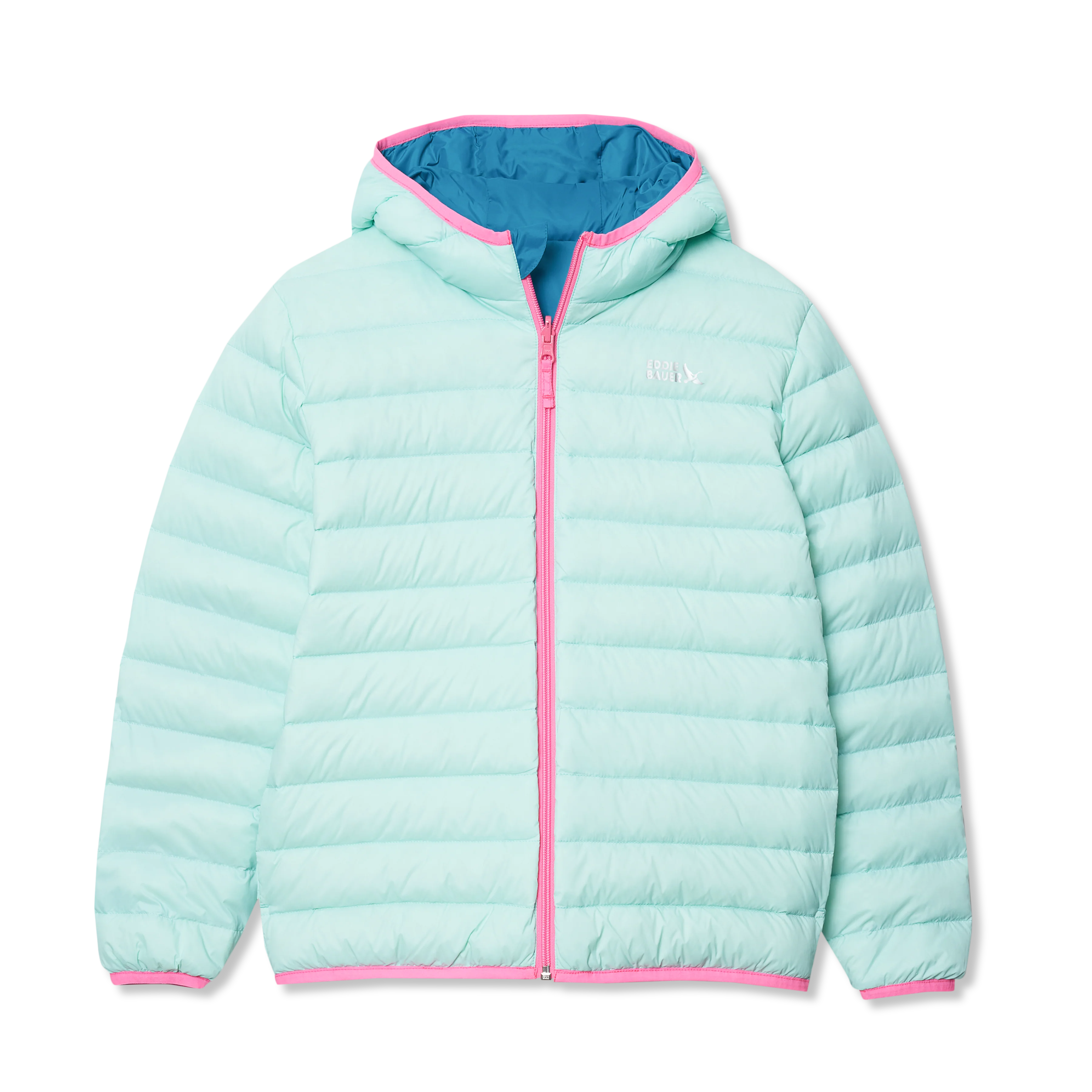 Kids Reversible Cirruslite Down Hooded Jacket - Image 24