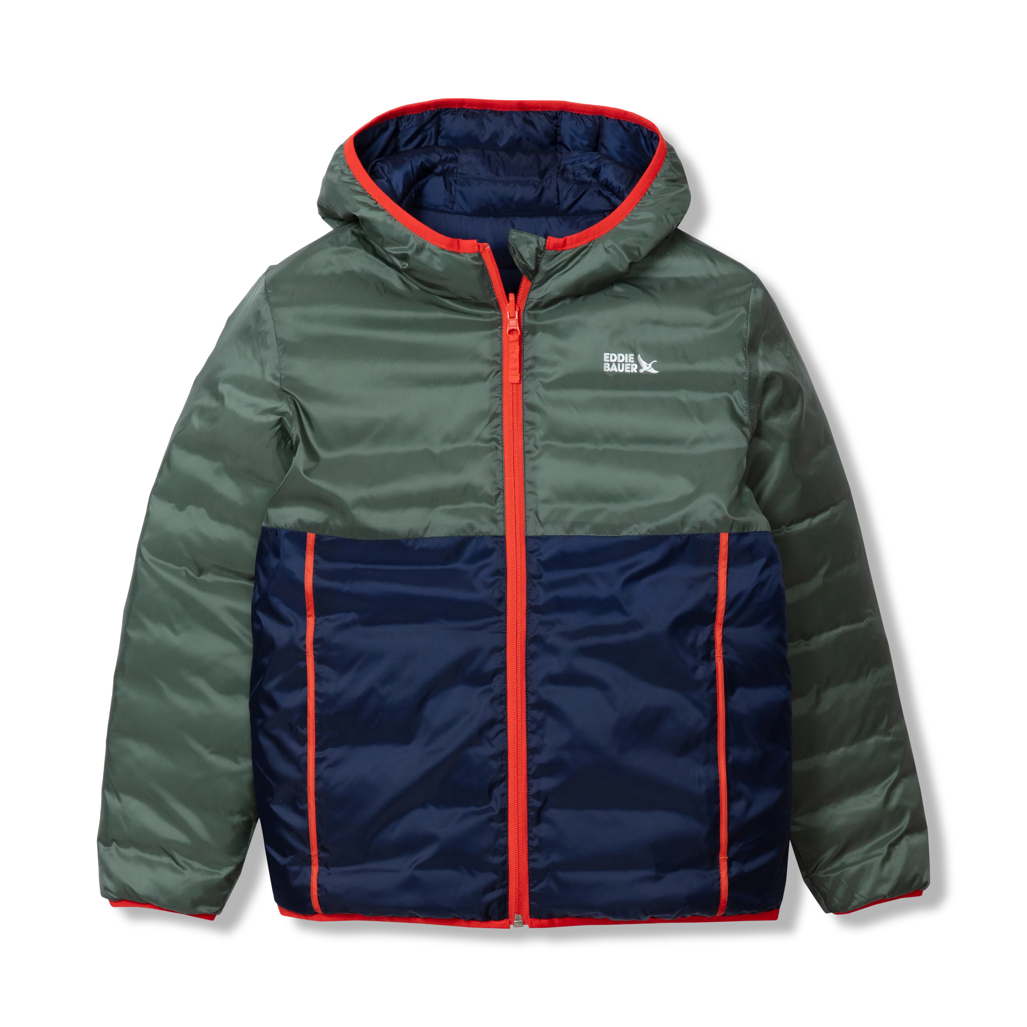 Kids Reversible Cirruslite Down Hooded Jacket - Image 3