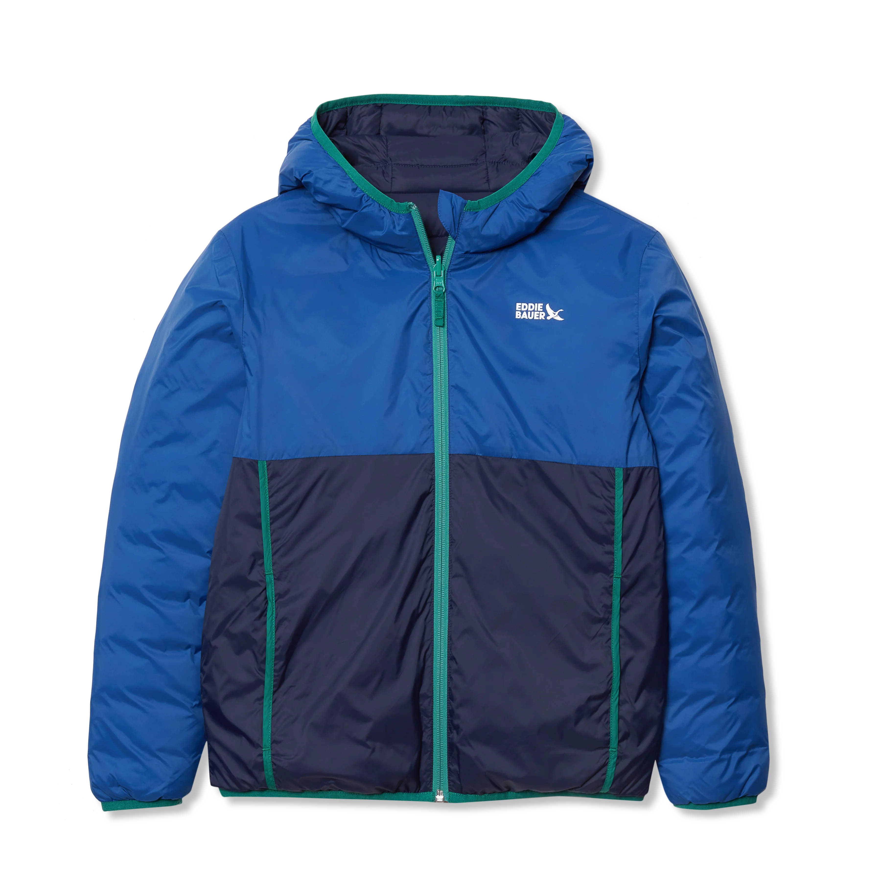 Kids Reversible Cirruslite Down Hooded Jacket - Image 37