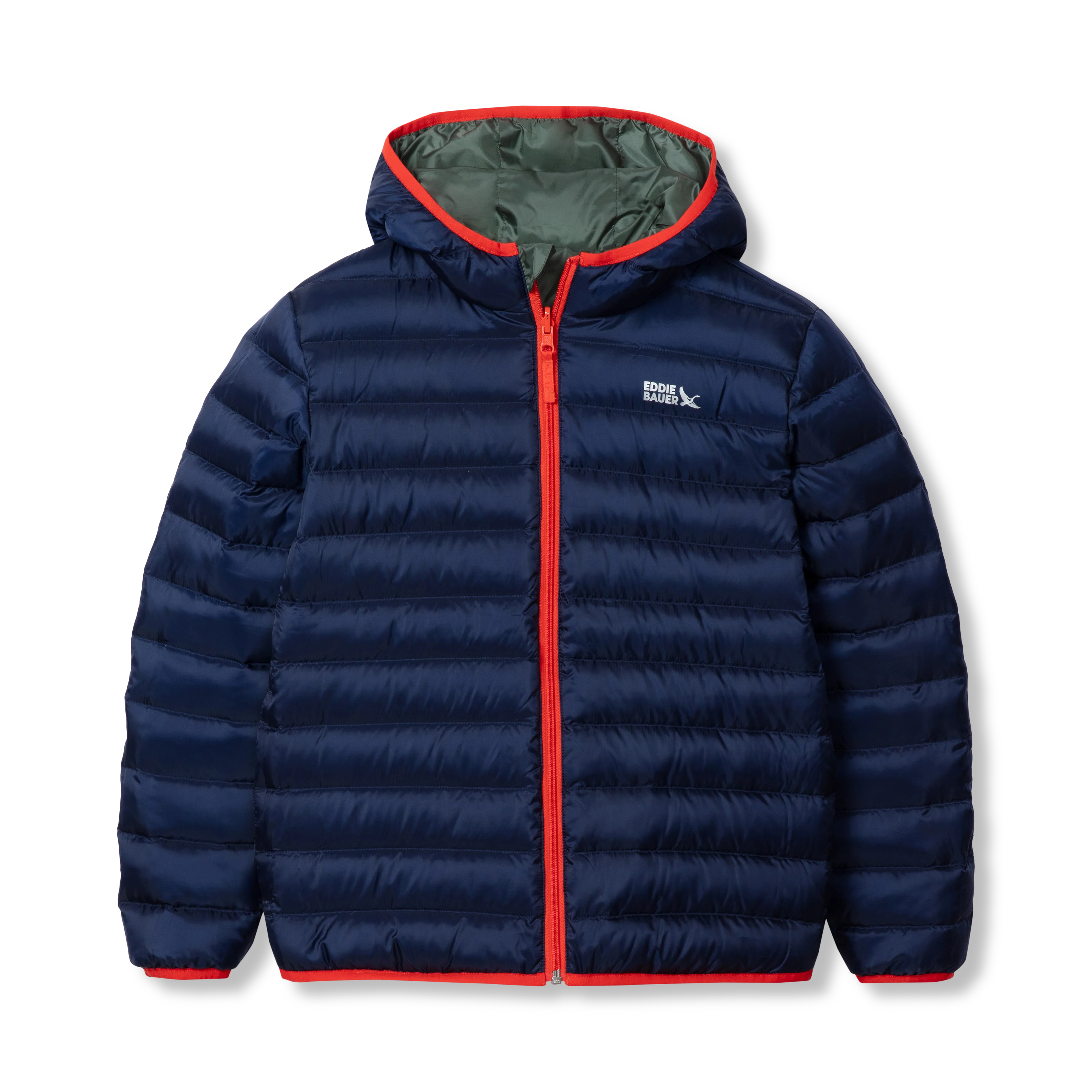 Kids Reversible Cirruslite Down Hooded Jacket - Image 5