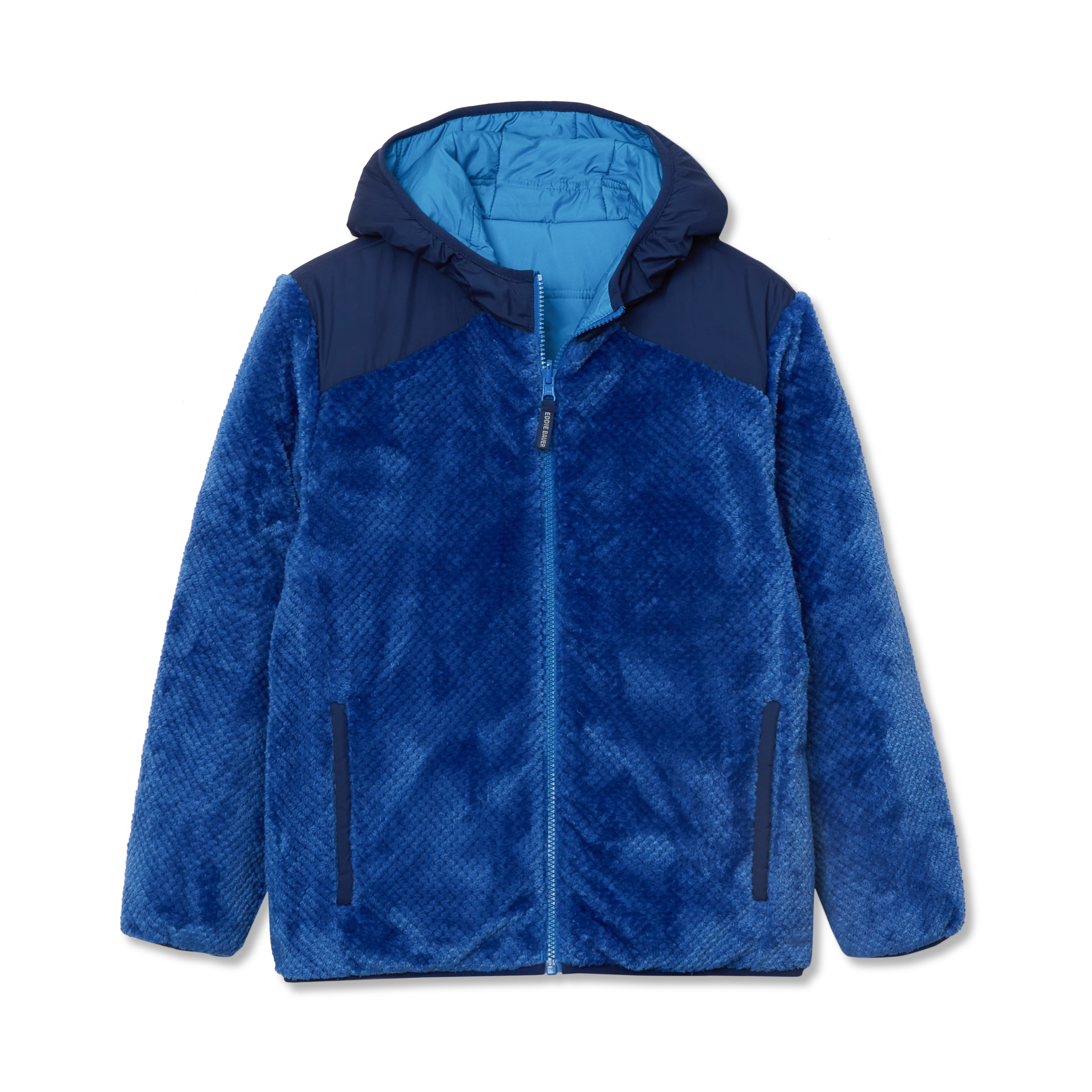 Boys Deer Harbor Reversible Hooded Jacket - Image 4